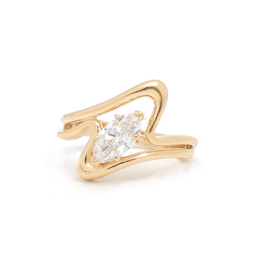 JPRG-4019/9842 Lab Grown Diamond Marquise Ring | 14K