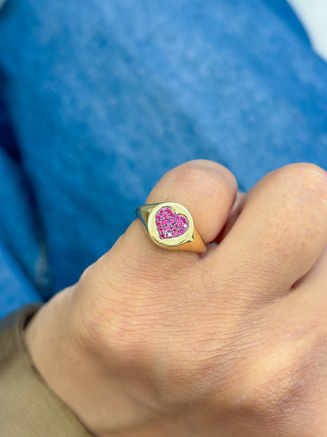 JPRG-4044/9887 Blue Sapphire Ring | 18K