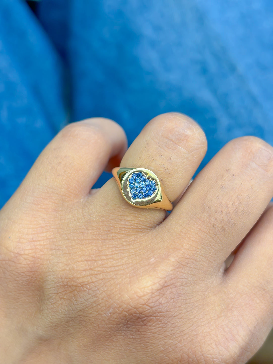 JPRG-4045/9888 Blue Sapphire Ring | 18K