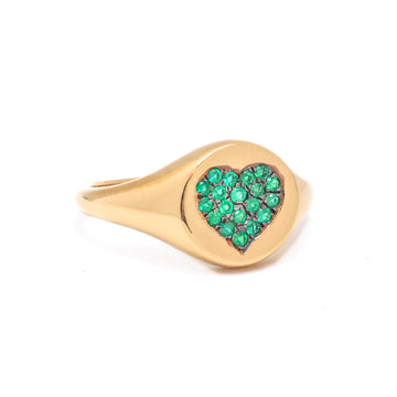 JPRG-4047/9890 Emerald Ring | 18K