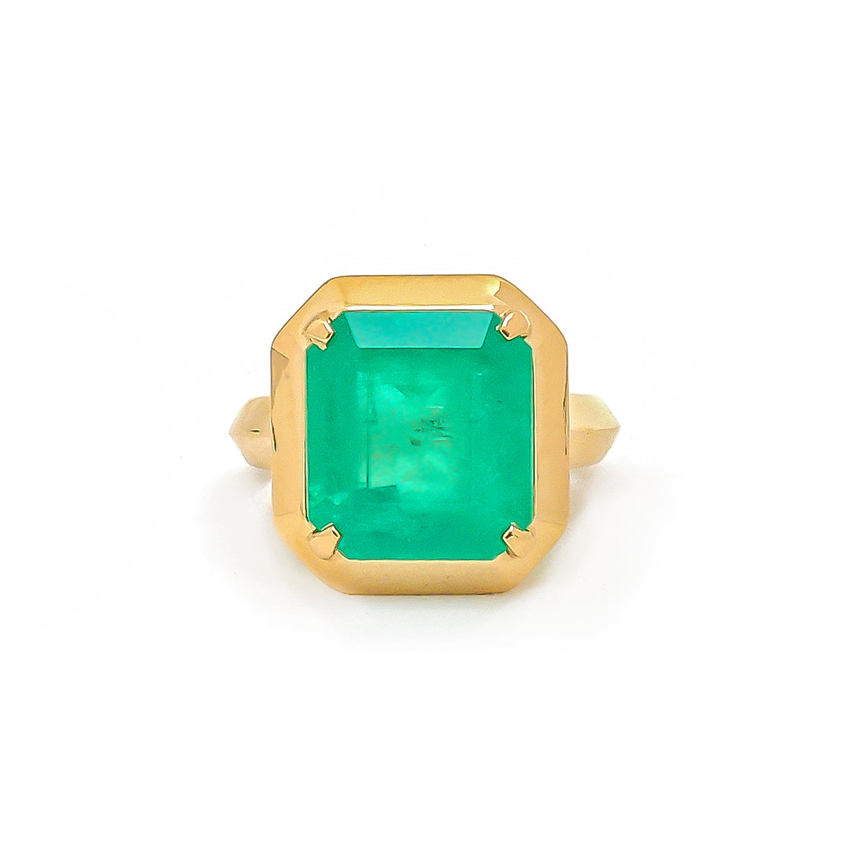 JPRG-4053/9916 Colombian Emerald Ring | 18K