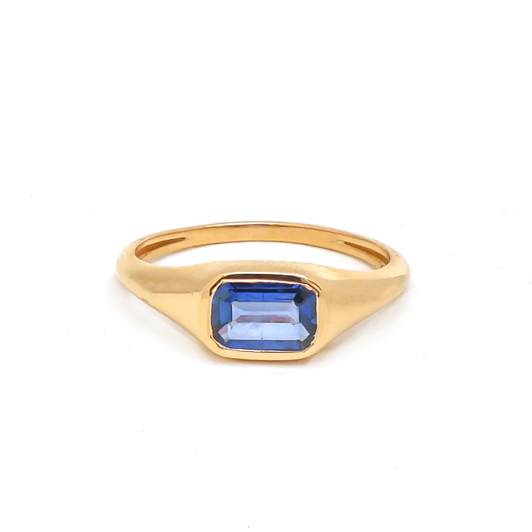 JPRG-4063/9945 Blue Sapphire Ring | 18K