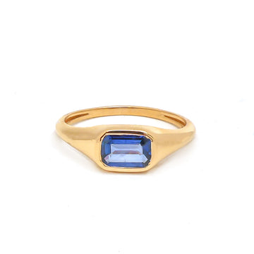 JPRG-4063/9945 Blue Sapphire Ring | 18K