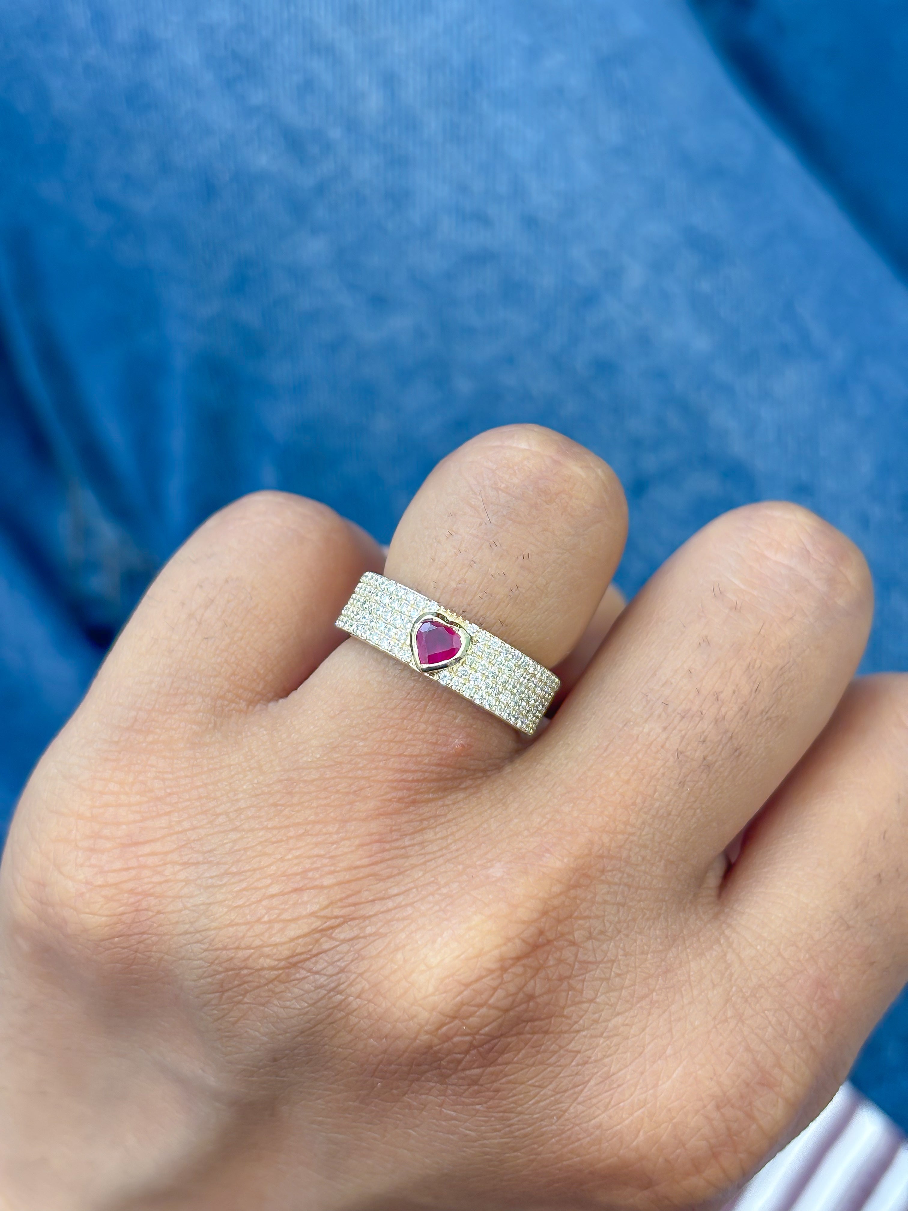 JPRG-4064/9944 Ruby Diamond Ring | 18K
