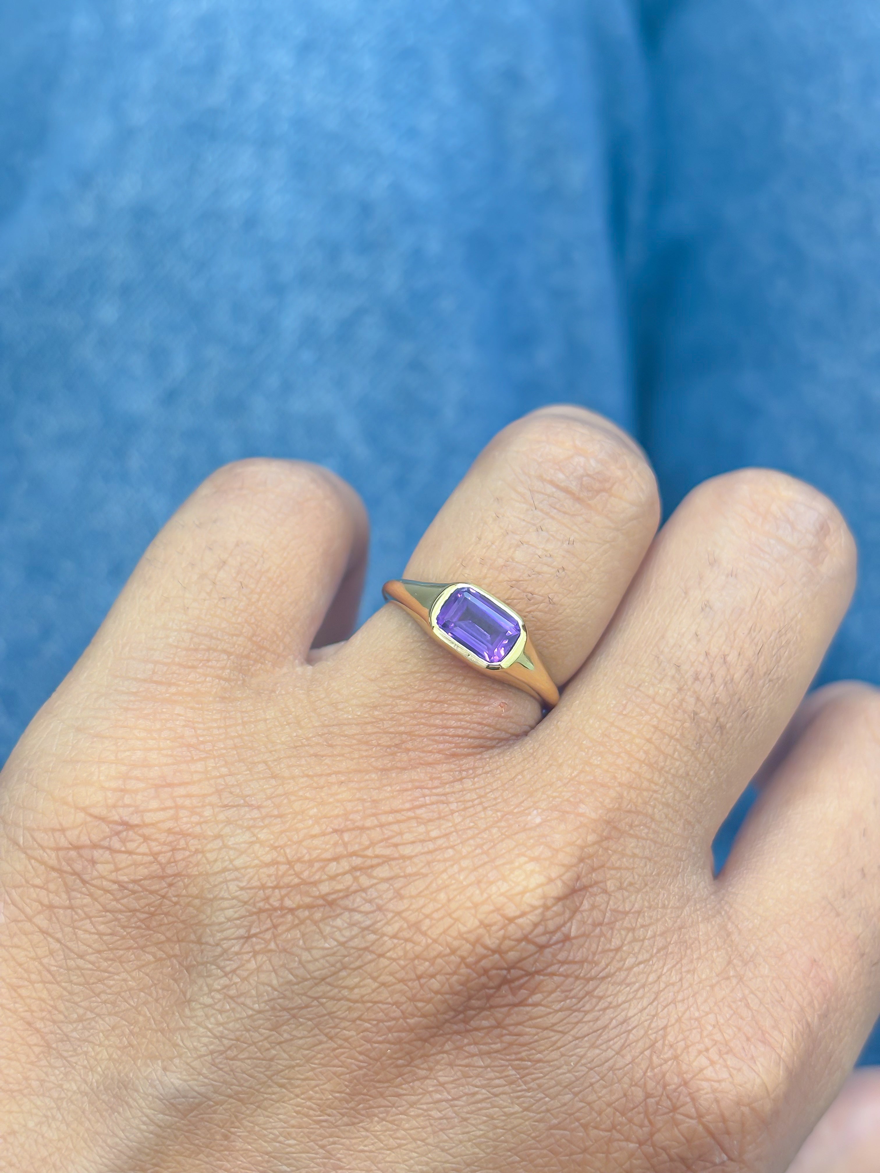 JPRG-4066/9946 Amethyst Ring | 18K