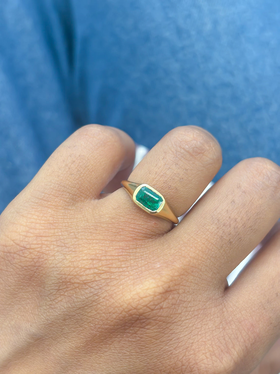 JPRG-4067/9947 Emerald Ring | 18K