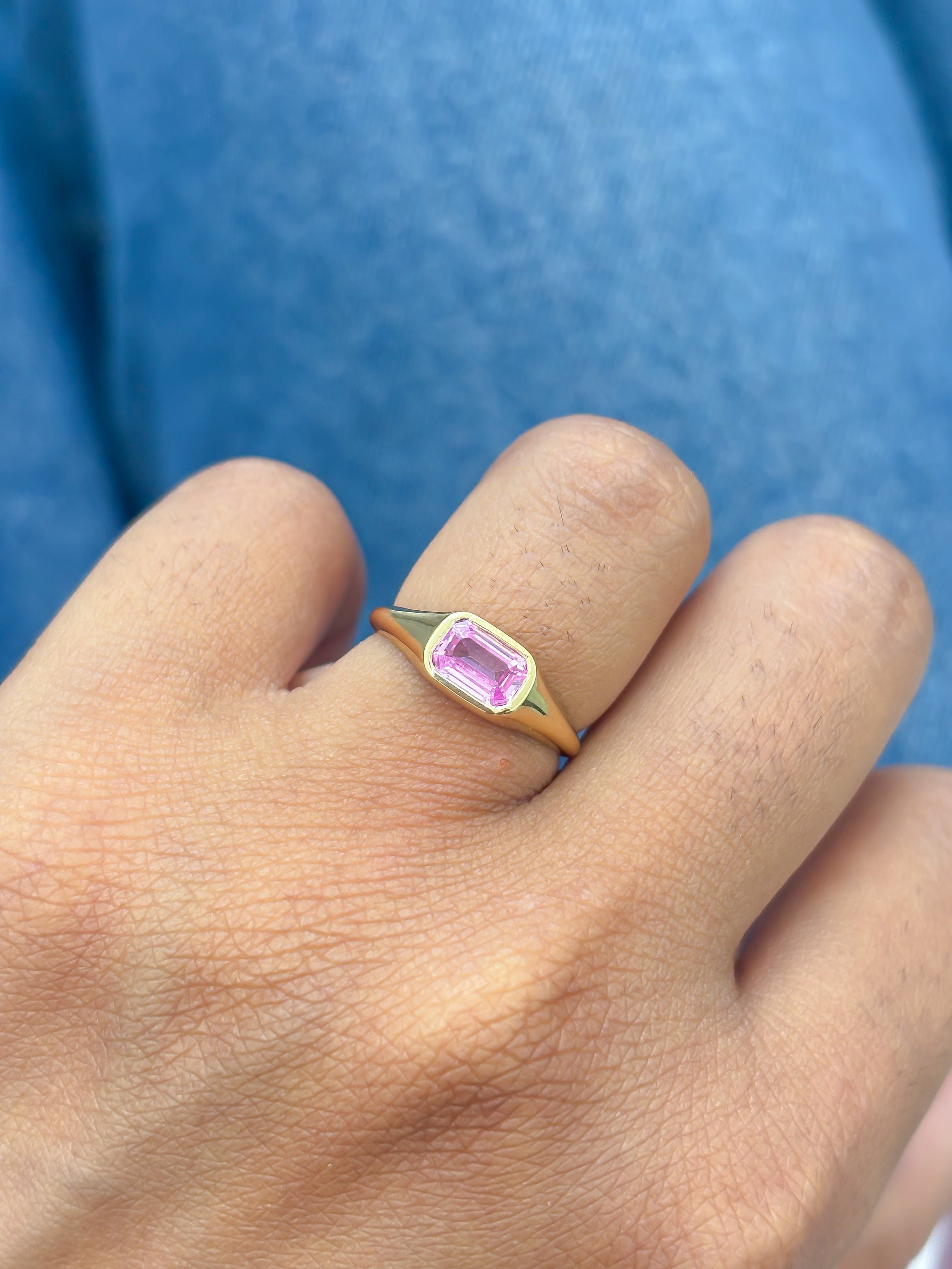 JPRG-4071/9951 Pink Sapphire Ring | 18K