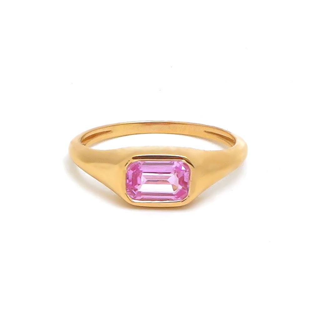 JPRG-4071/9951 Pink Sapphire Ring | 18K