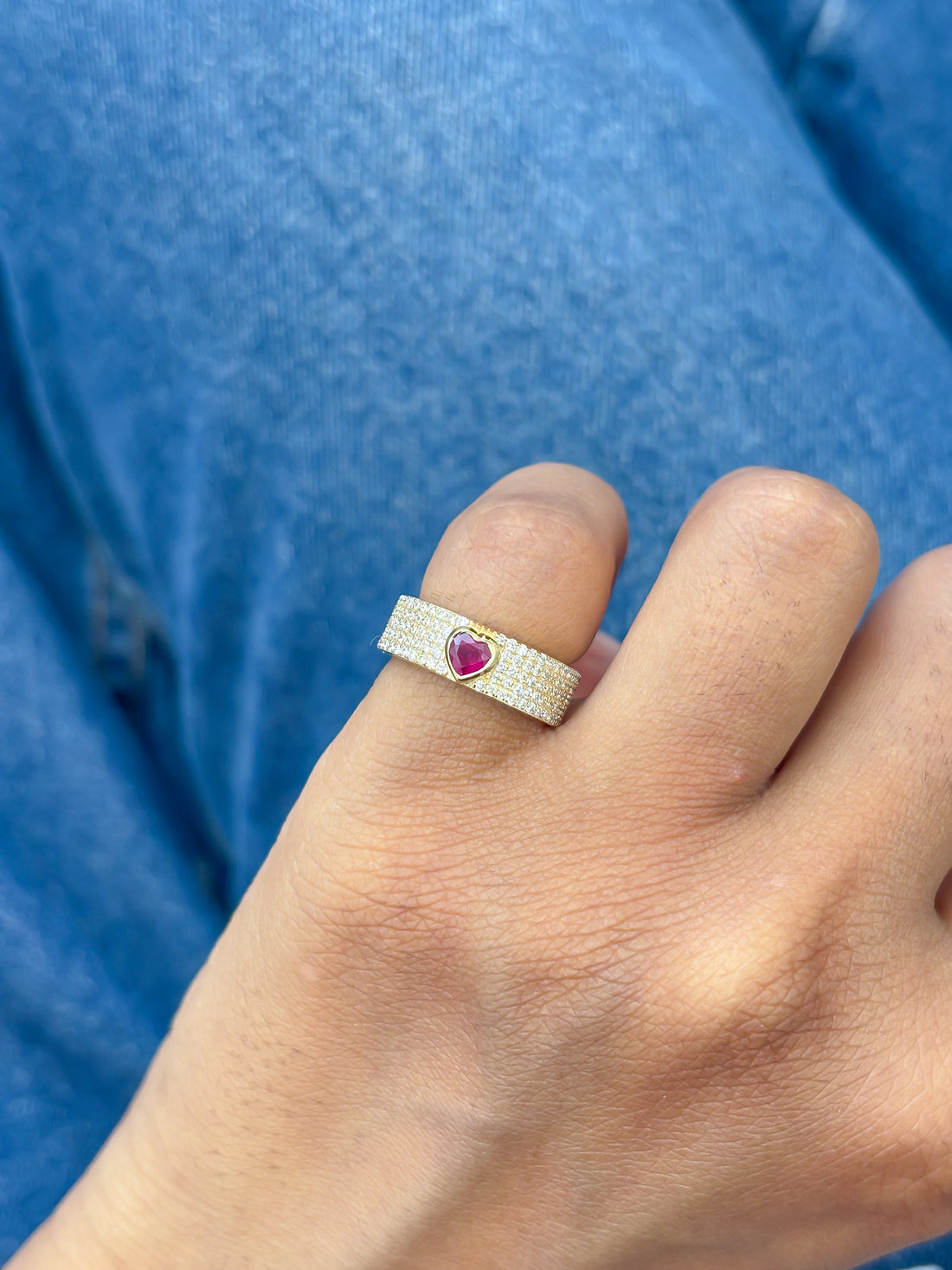 JPRG-4077/9957 Ruby Diamond Ring | 18K