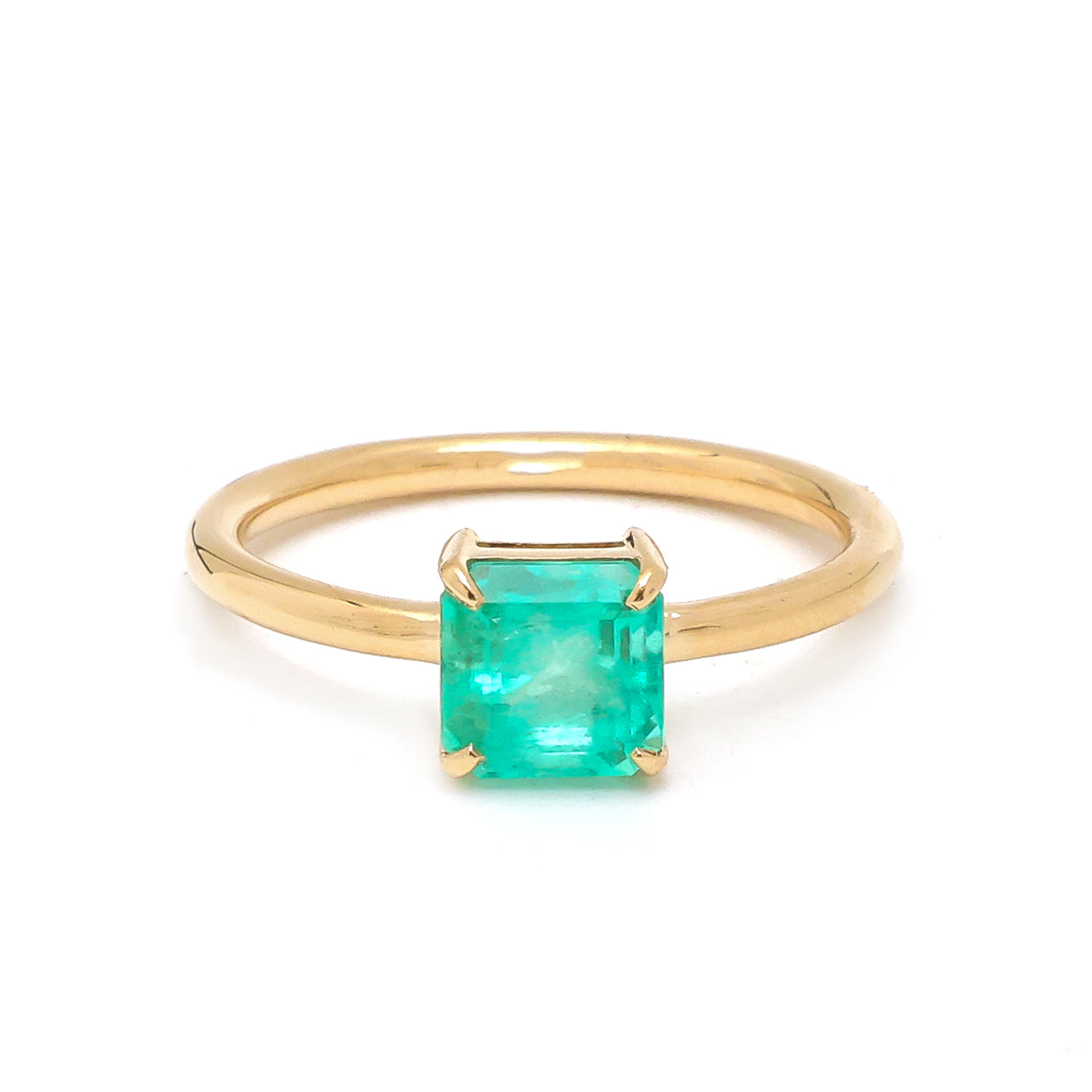 JPRG-4083/10005 Colombian Emerald Ring | 18K