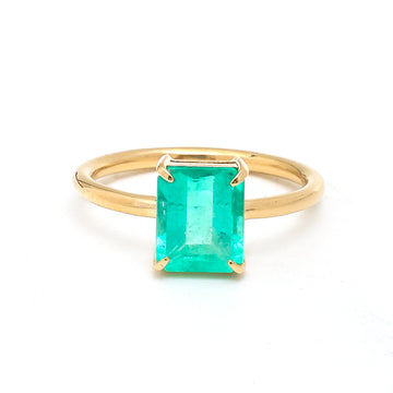 JPRG-4084/10006 Colombian Emerald Ring | 18K