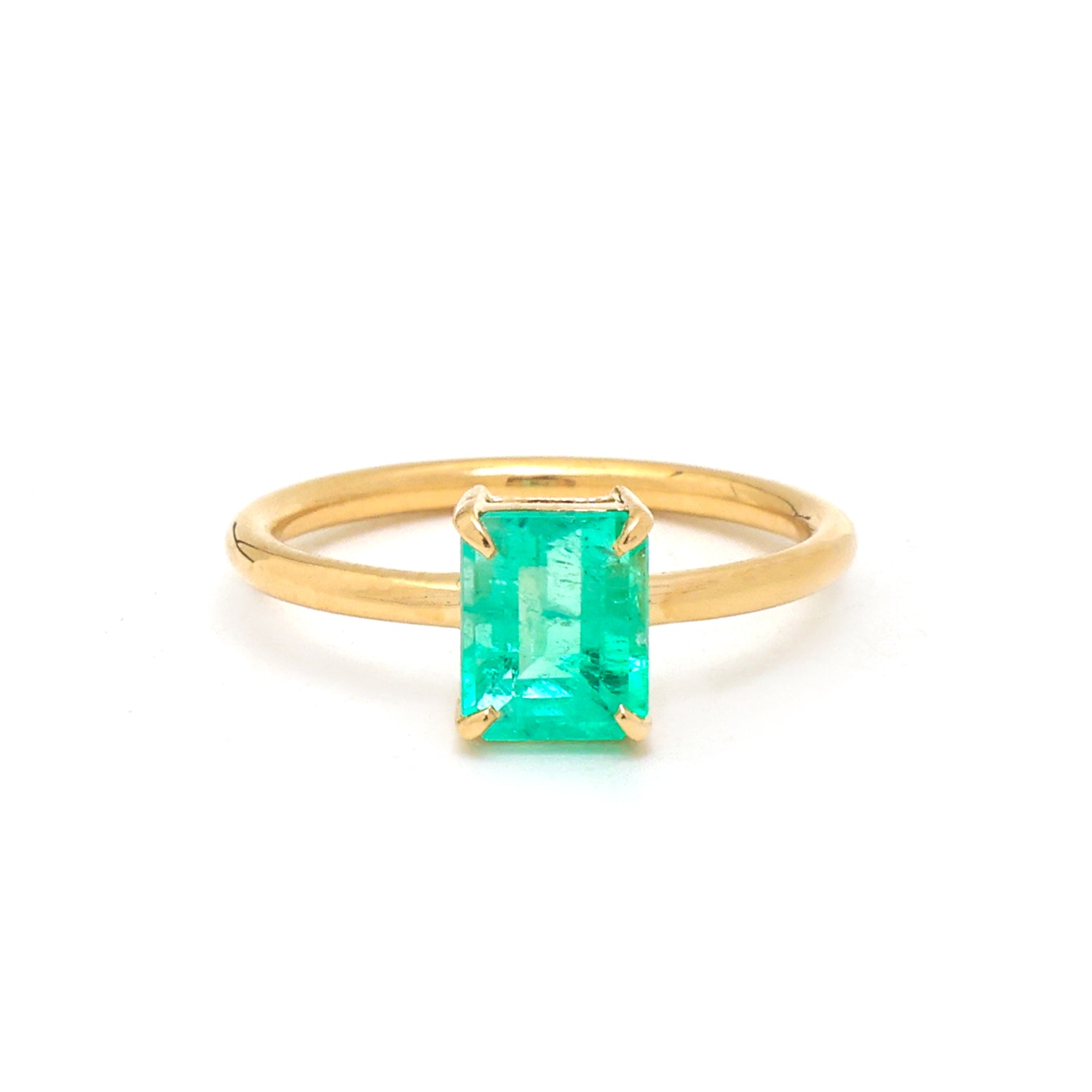 JPRG-4089/10011 Colombian Emerald Ring | 18K
