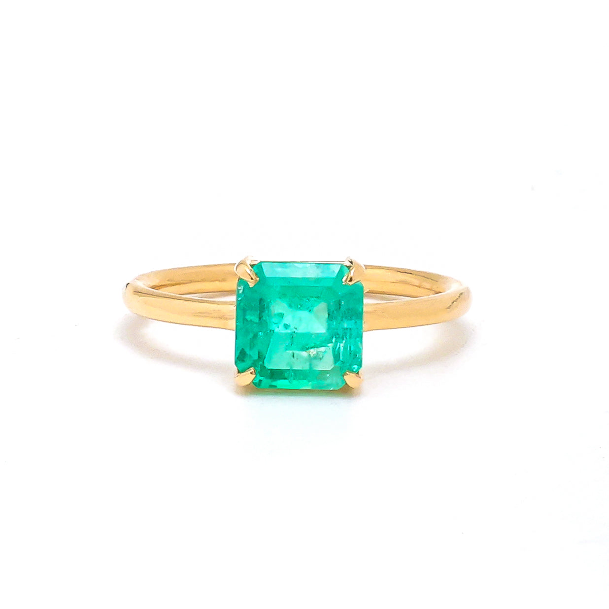 JPRG-4091/10013 Colombian Emerald Ring | 18K