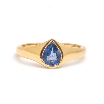 JPRG-4094/10017 Blue Sapphire Ring | 18K