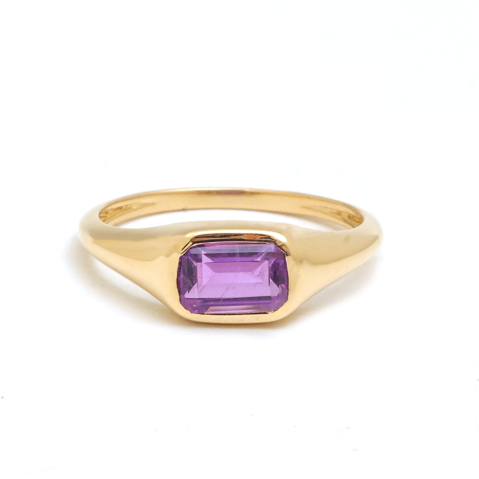 JPRG-4099/10022 Amethyst Ring | 18K
