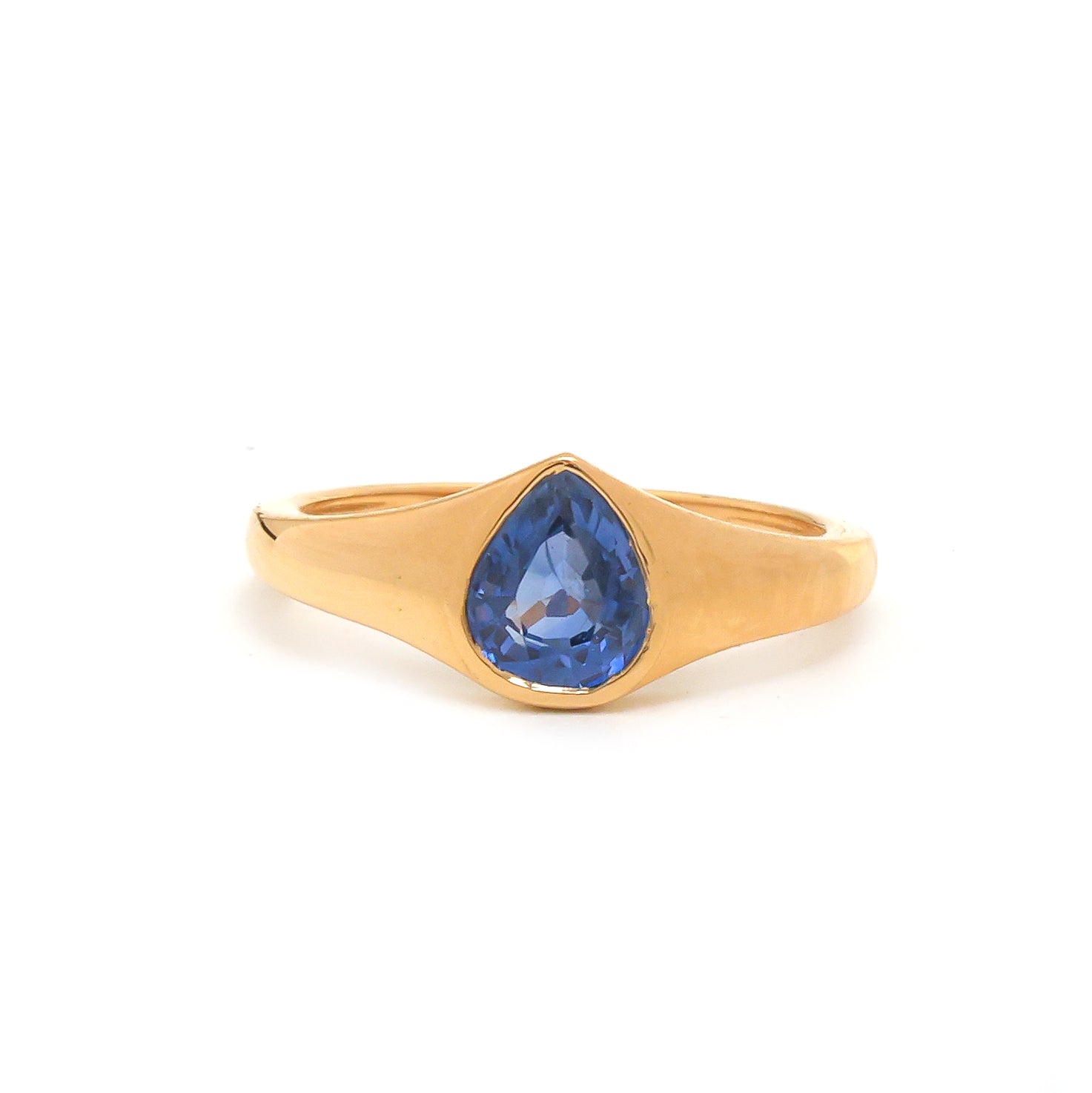 JPRG-4123/10085 Blue Sapphire Ring | 18K