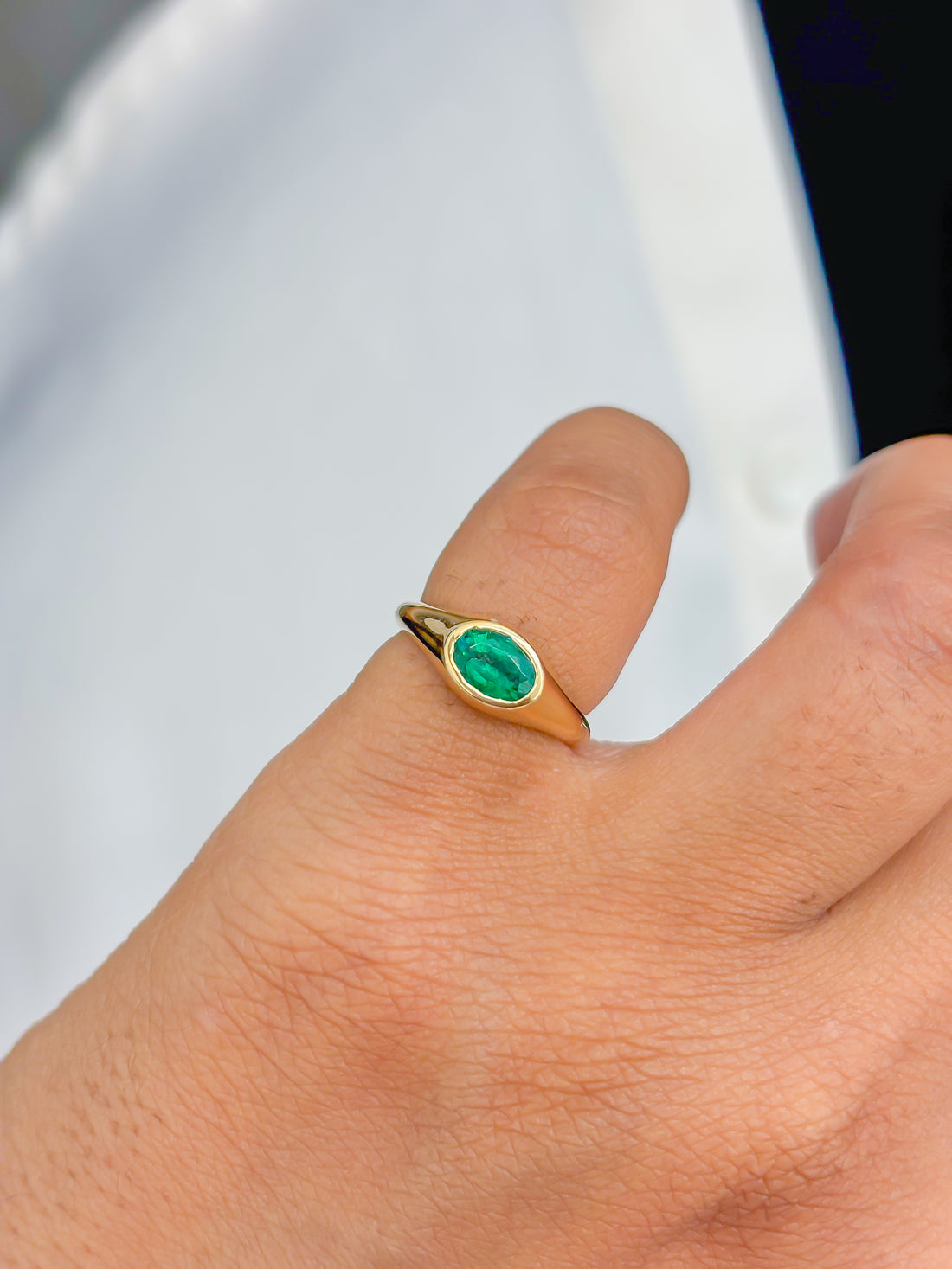 JPRG-4124/10086 Emerald Ring | 14K