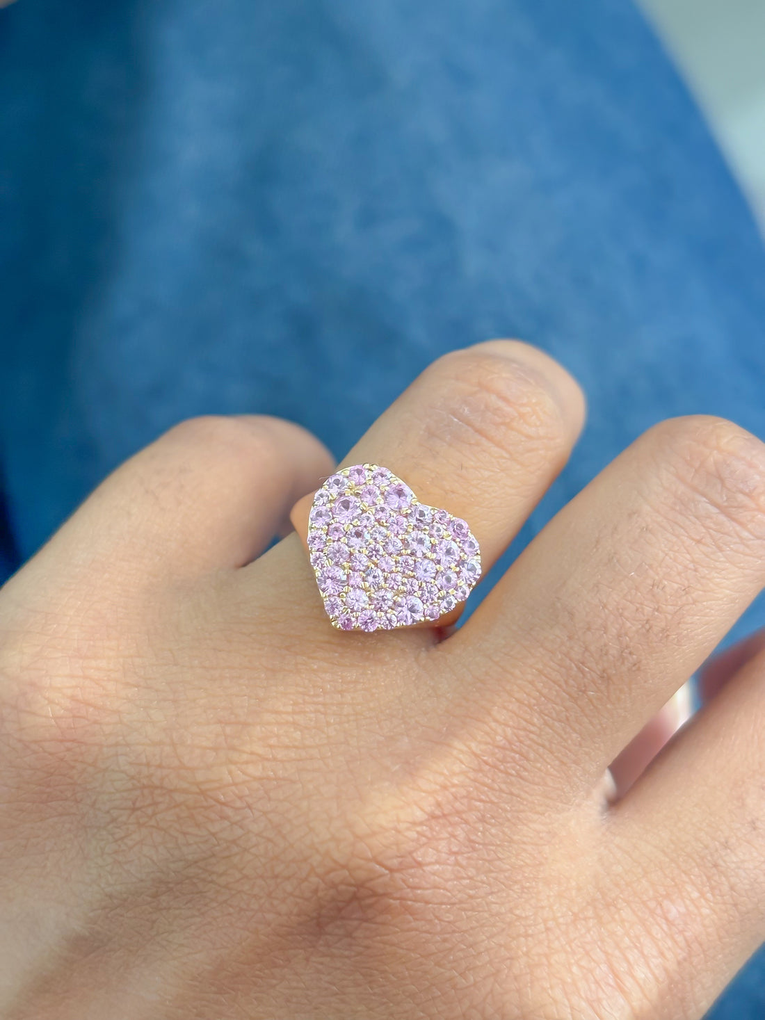 JPRG-4151/10188 Pink Sapphire Ring | 14K