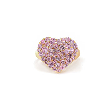 JPRG-4151/10188 Pink Sapphire Ring | 14K