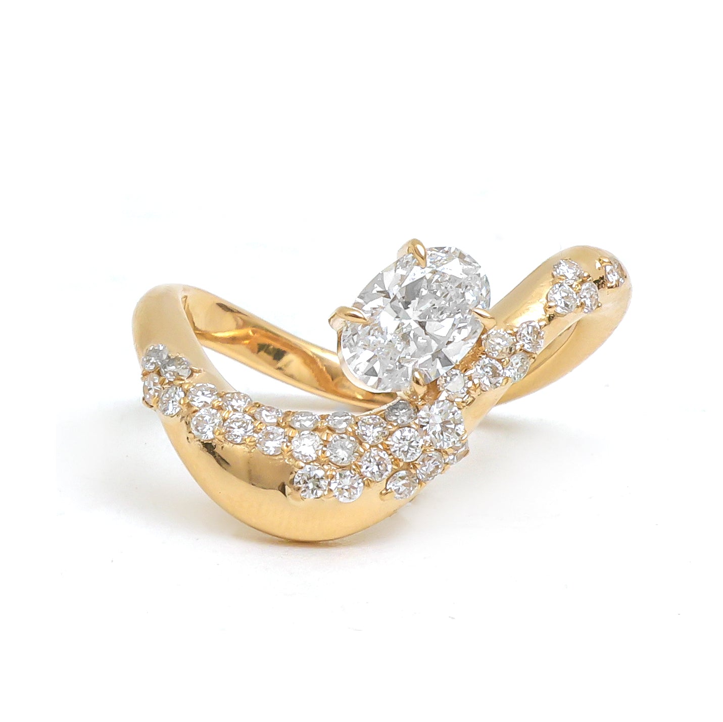 JPRG-4158/10196 Lab Grown Diamond Ring | 14K