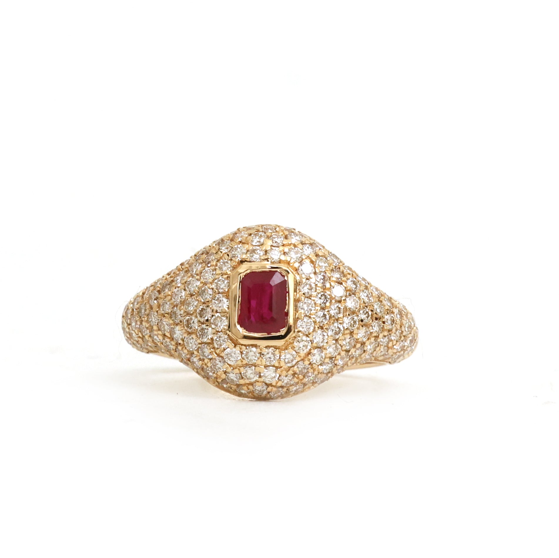 JPRG-4176/10228 Ruby Diamond Ring | 18K