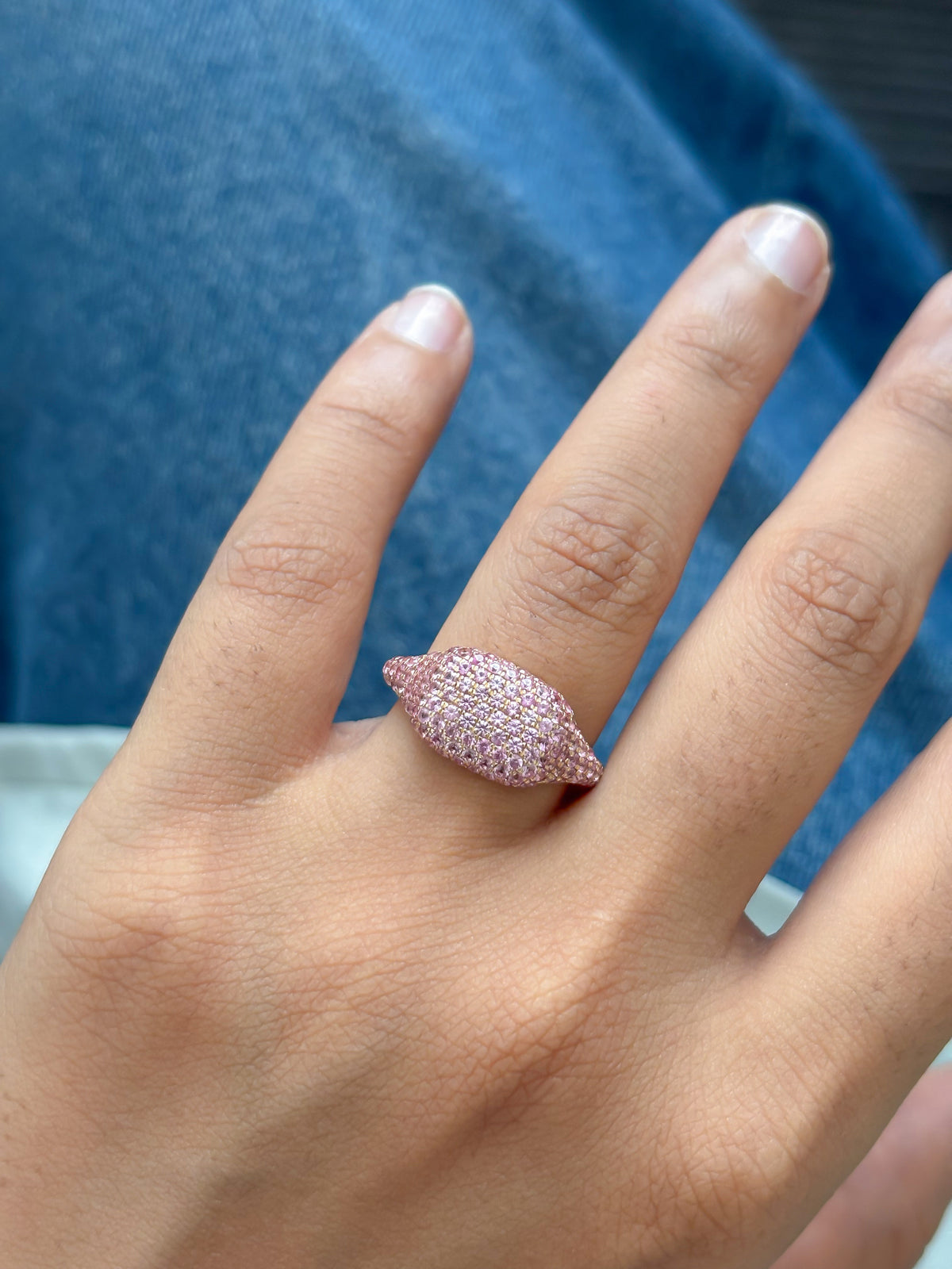 JPRG-4177/10229 Pink Sapphire Ring | 14K