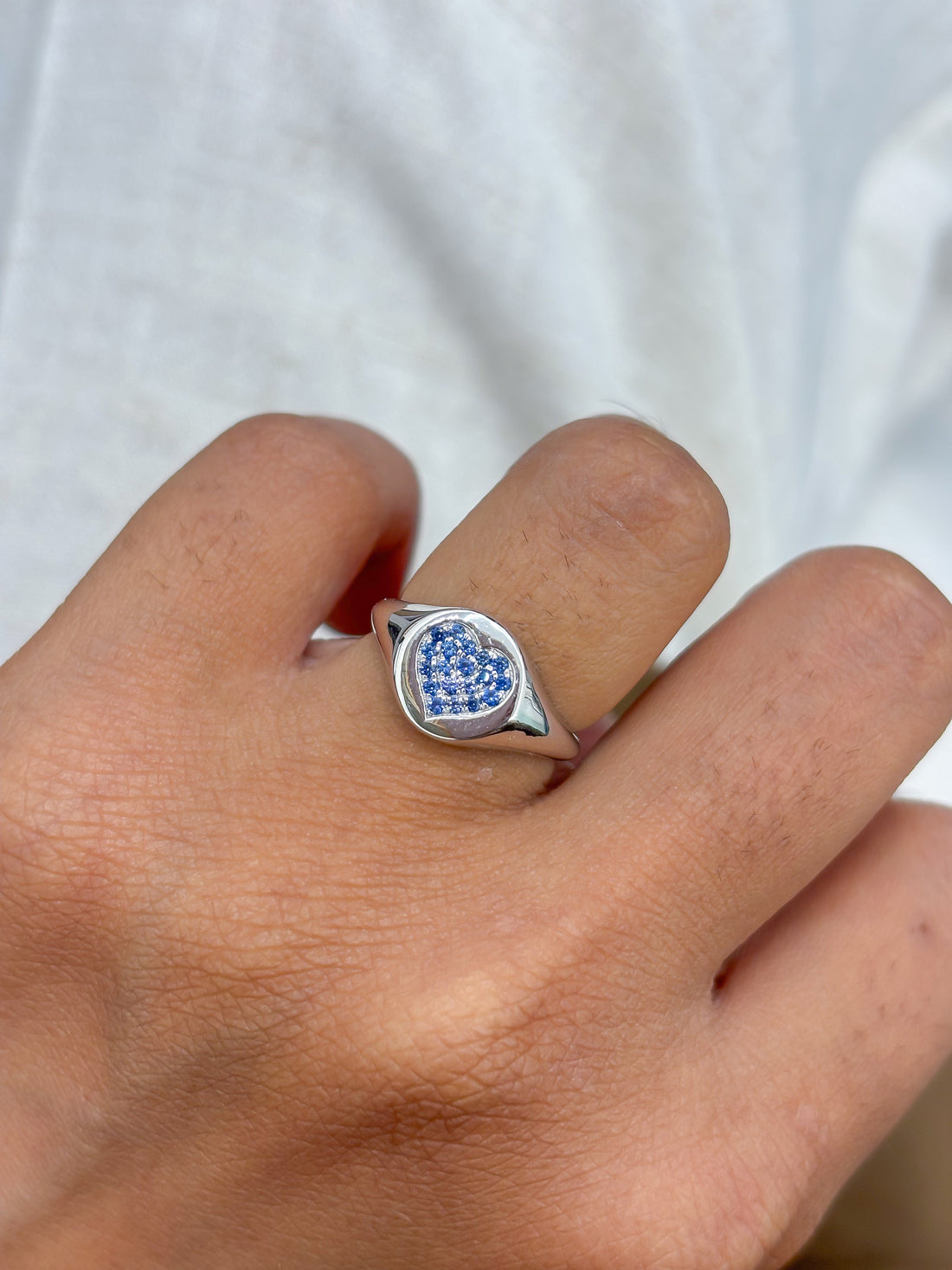 JPRG-4185/10255 Blue Sapphire Ring | 18K