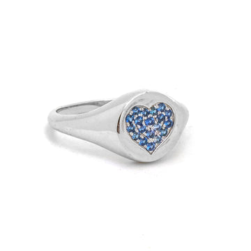JPRG-4185/10255 Blue Sapphire Ring | 18K