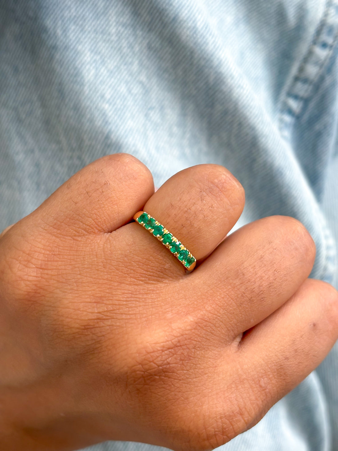JPRG-4210/10295 Emerald Ring | 18K