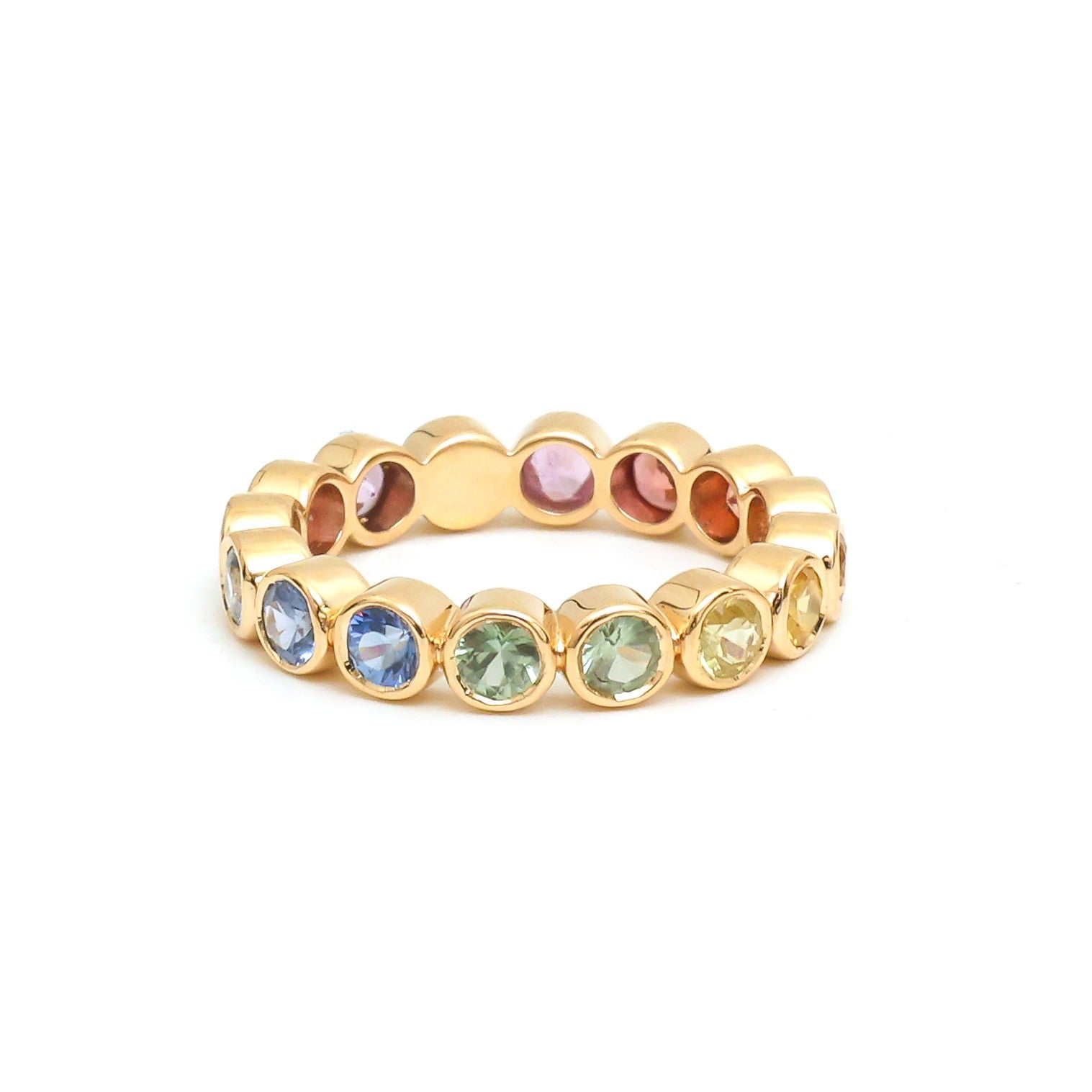 JPRG-4223/10329 Rainbow Sapphire Ring | 14K