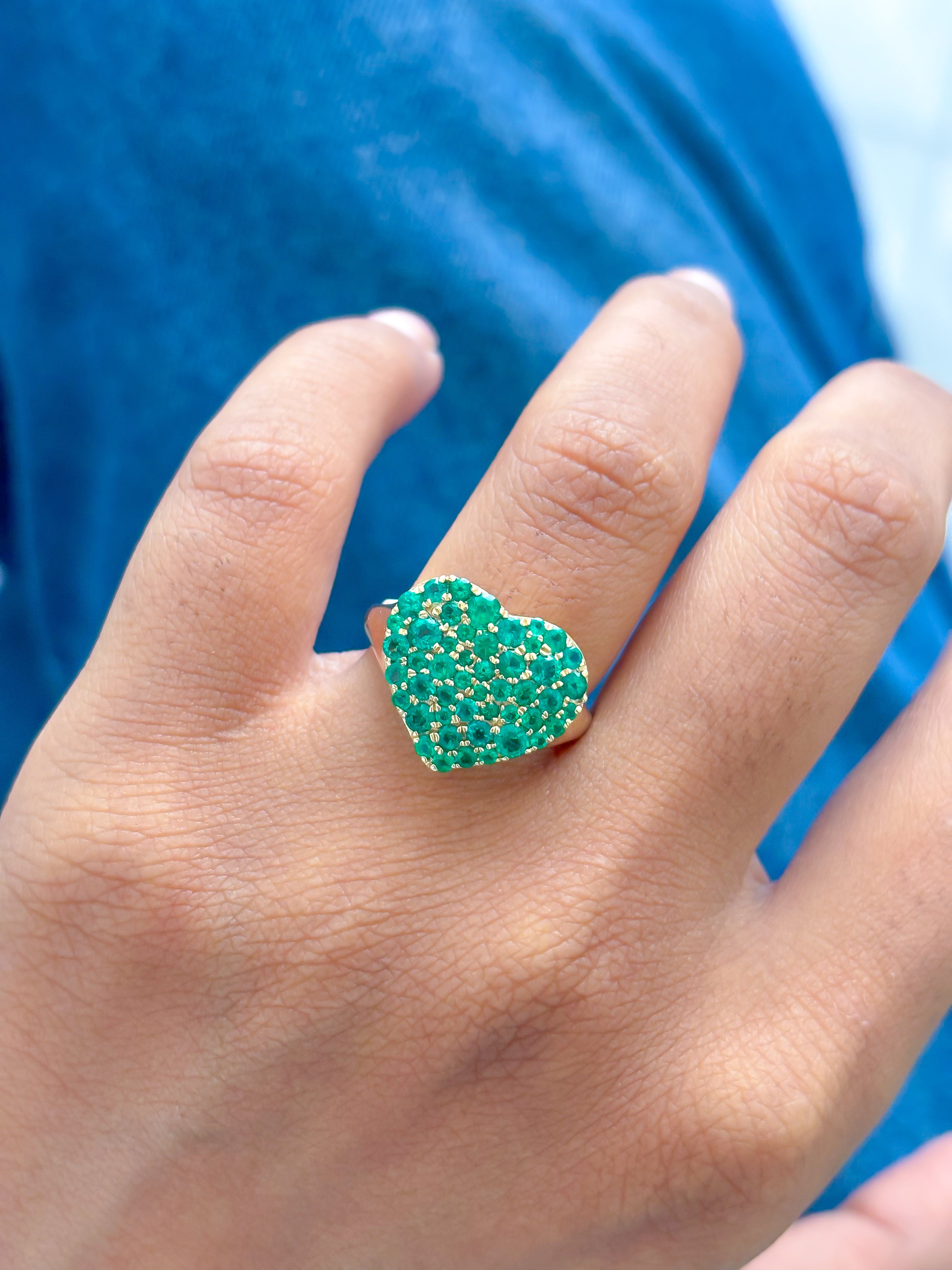 JPRG-4227/10343 Emerald Ring | 14K