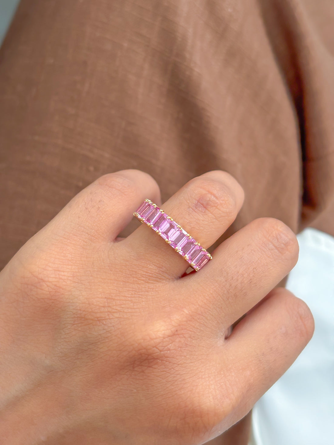 JPRG-4231/10362 Pink Sapphire Ring | 18K