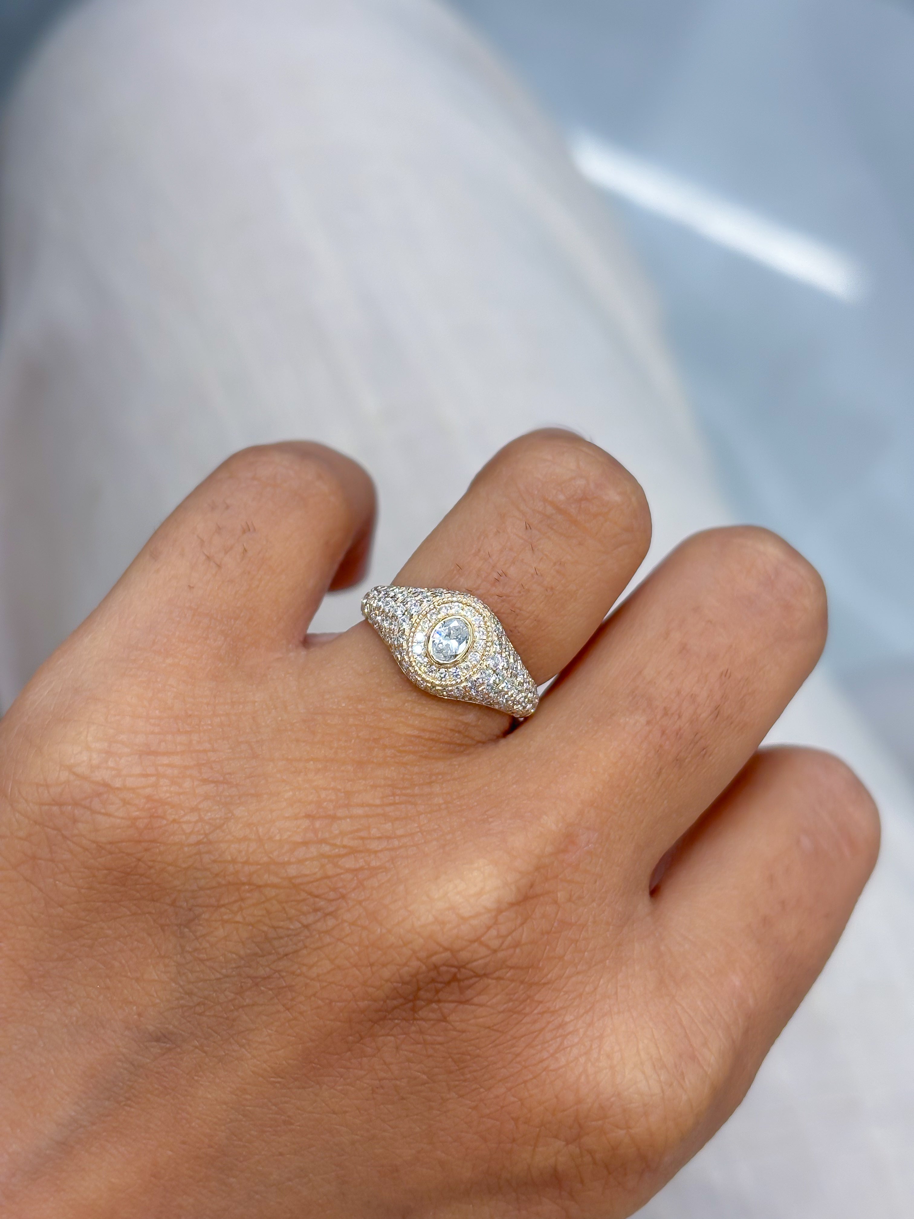 JPRG-4241/10407 Diamond Ring | 14K