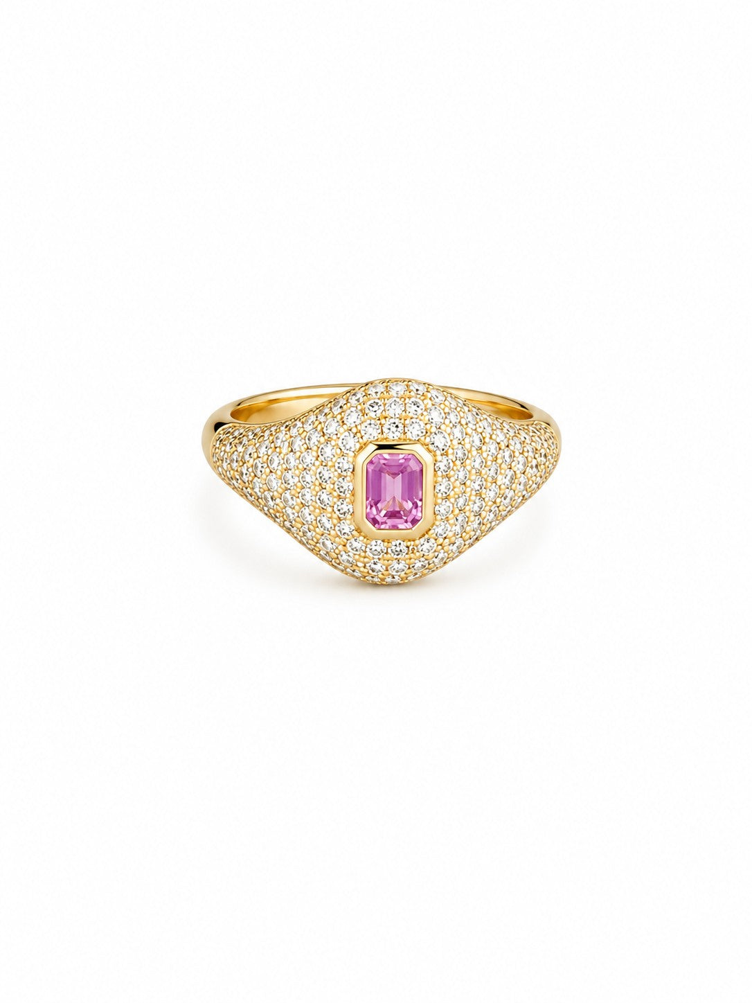 JPRG-4262/10449 Emerald Diamond Ring | 18K