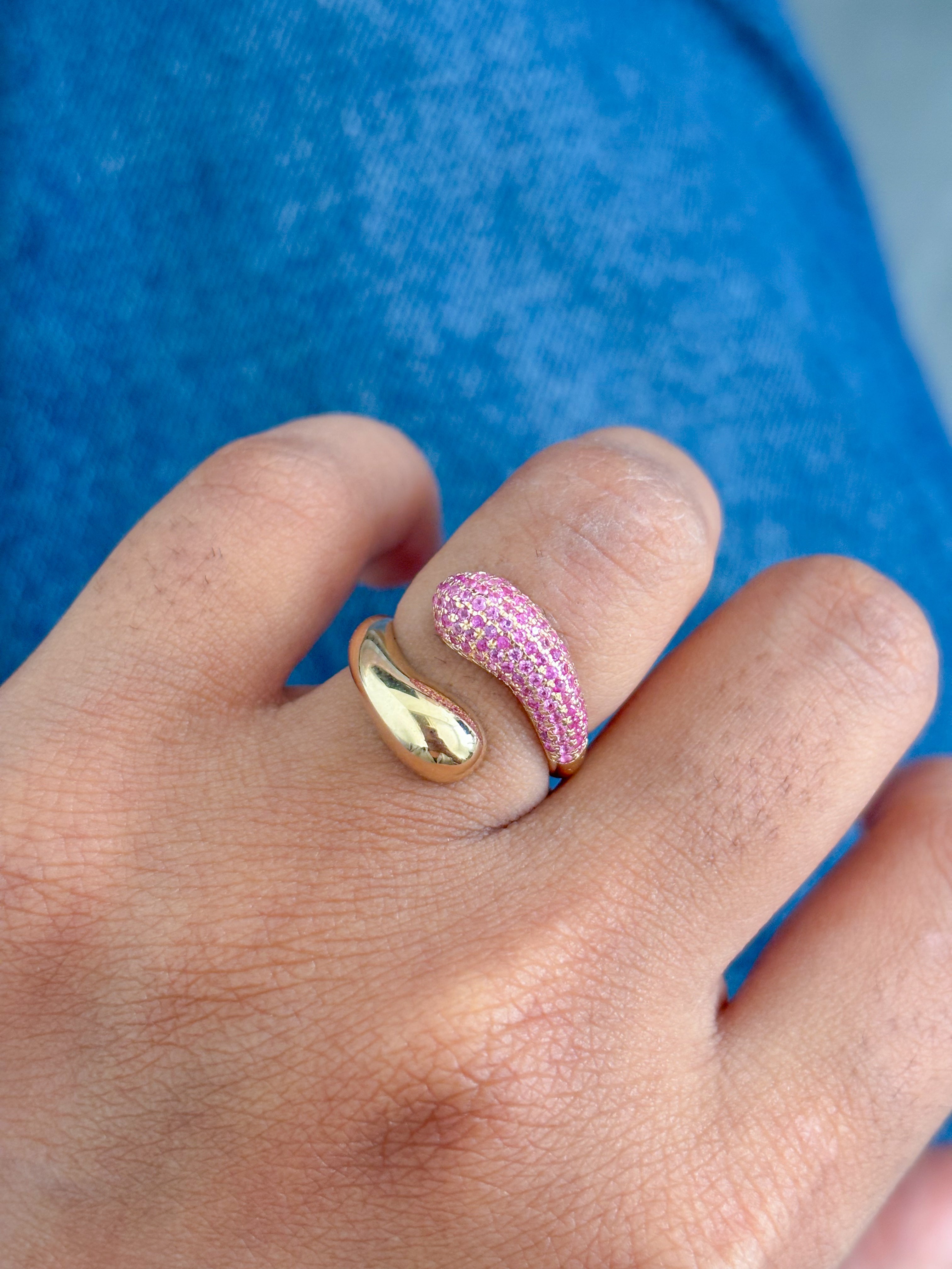JPRG-4267/10447 Pink Sapphire Ring | 18K