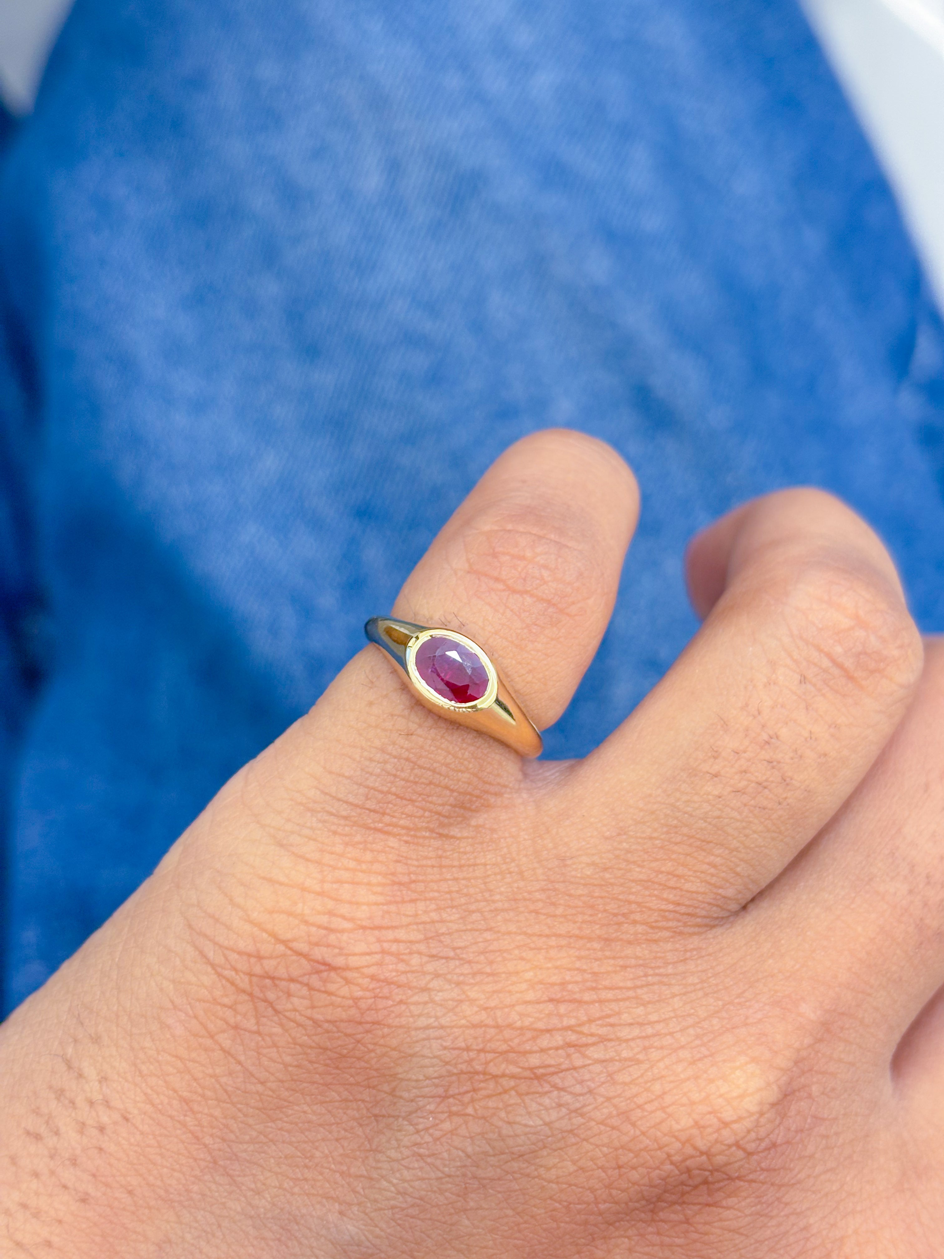 JPRG-4278/10477 Ruby Ring | 14K