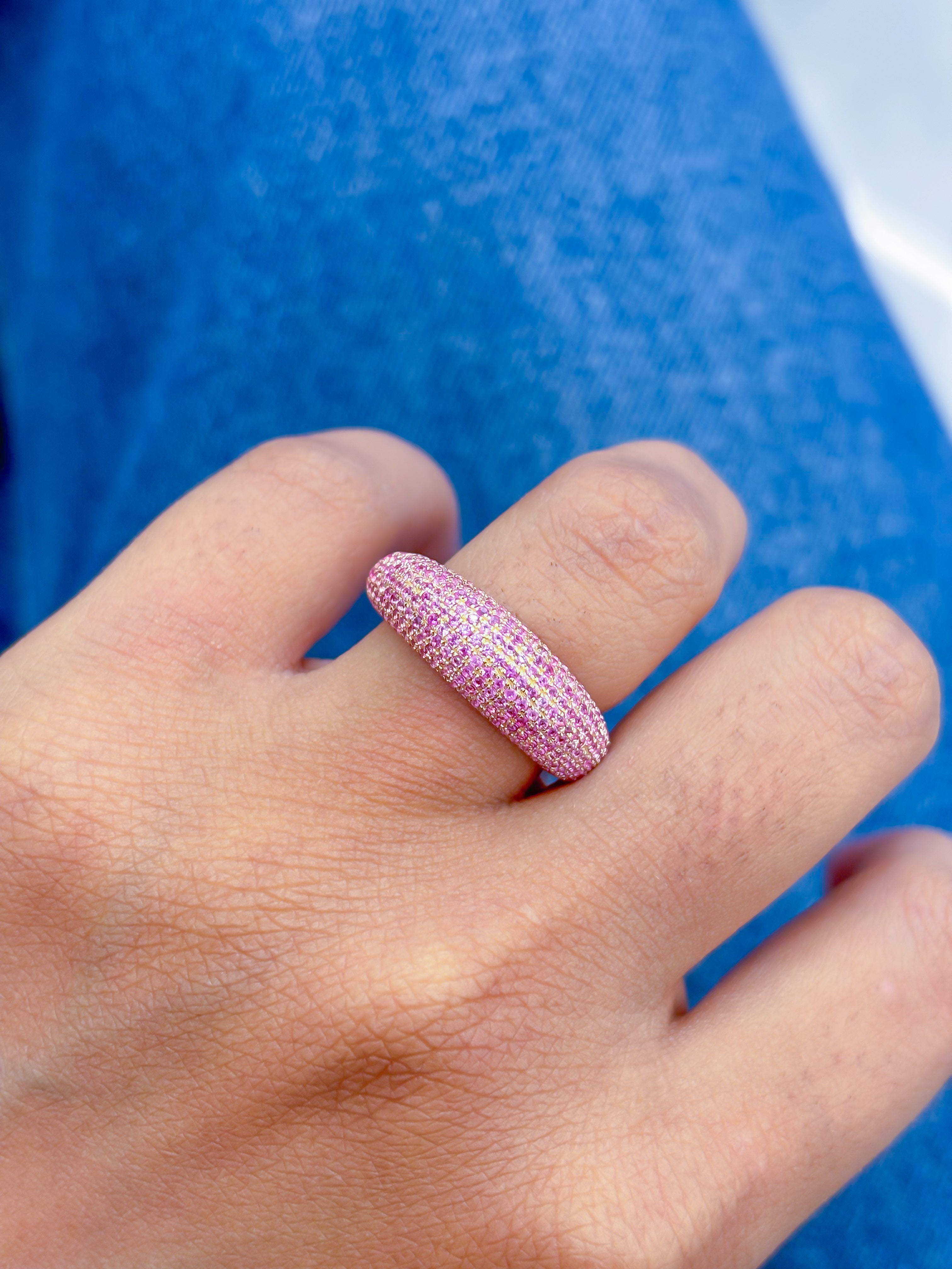 JPRG-4283/10493 Pink Sapphire Ring | 18K