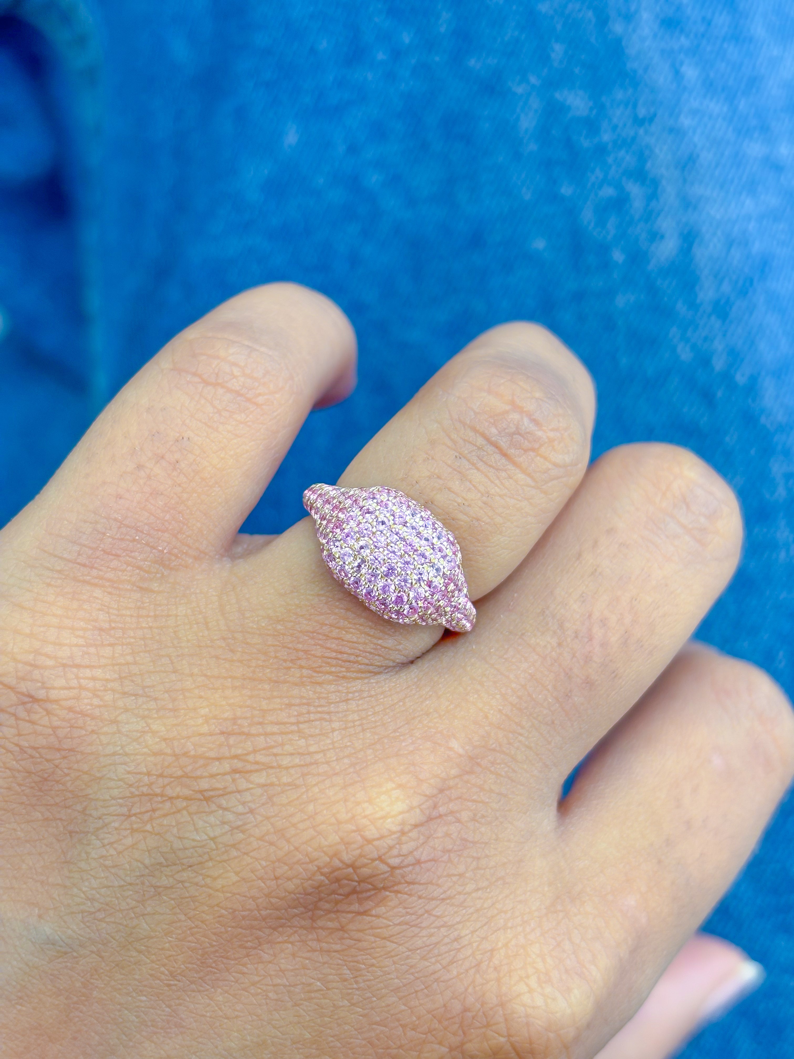 JPRG-4284/10494 Pink Sapphire Ring | 14K