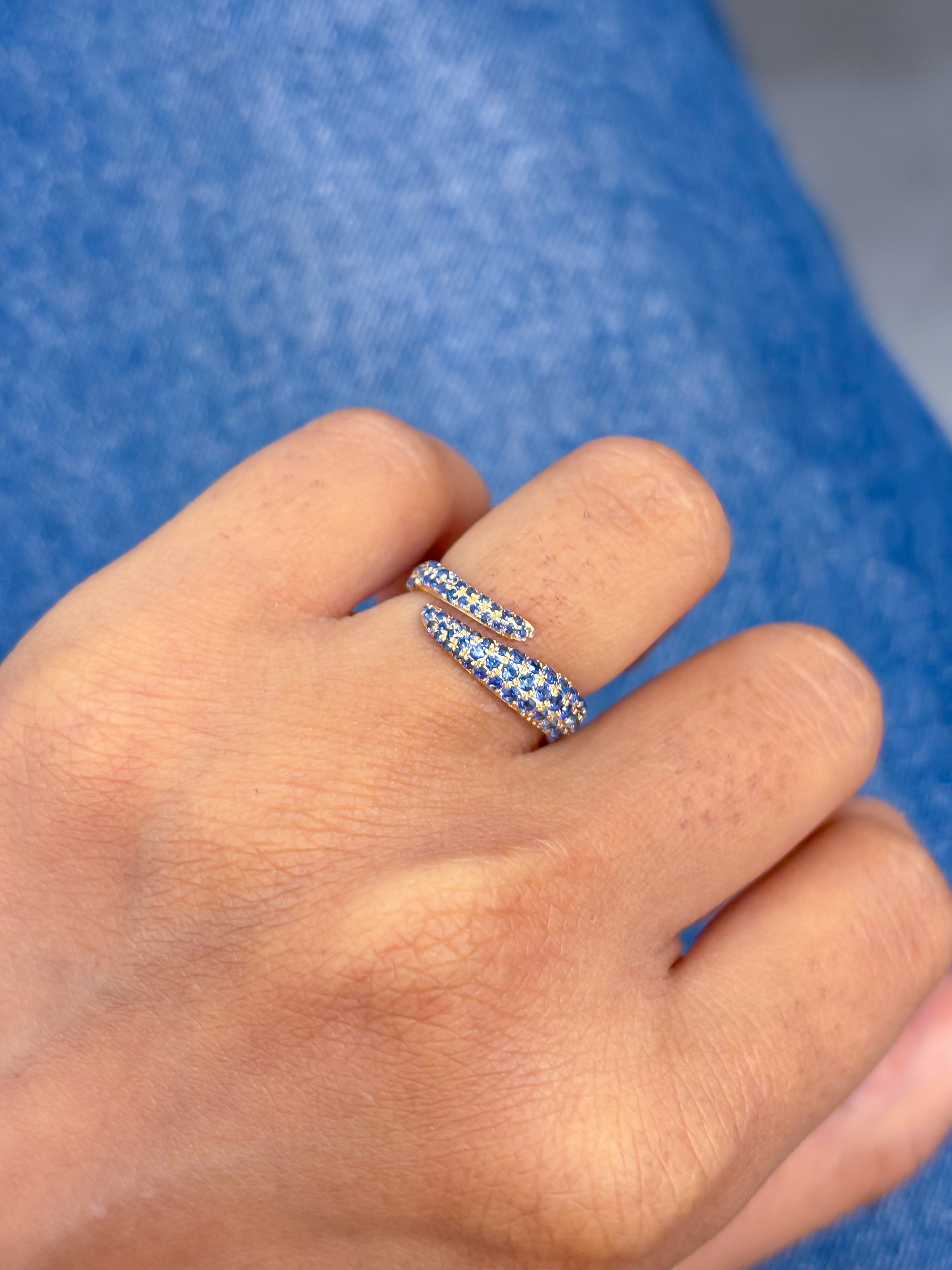 JPRG-4298/10522 Blue Sapphire Ring | 18K