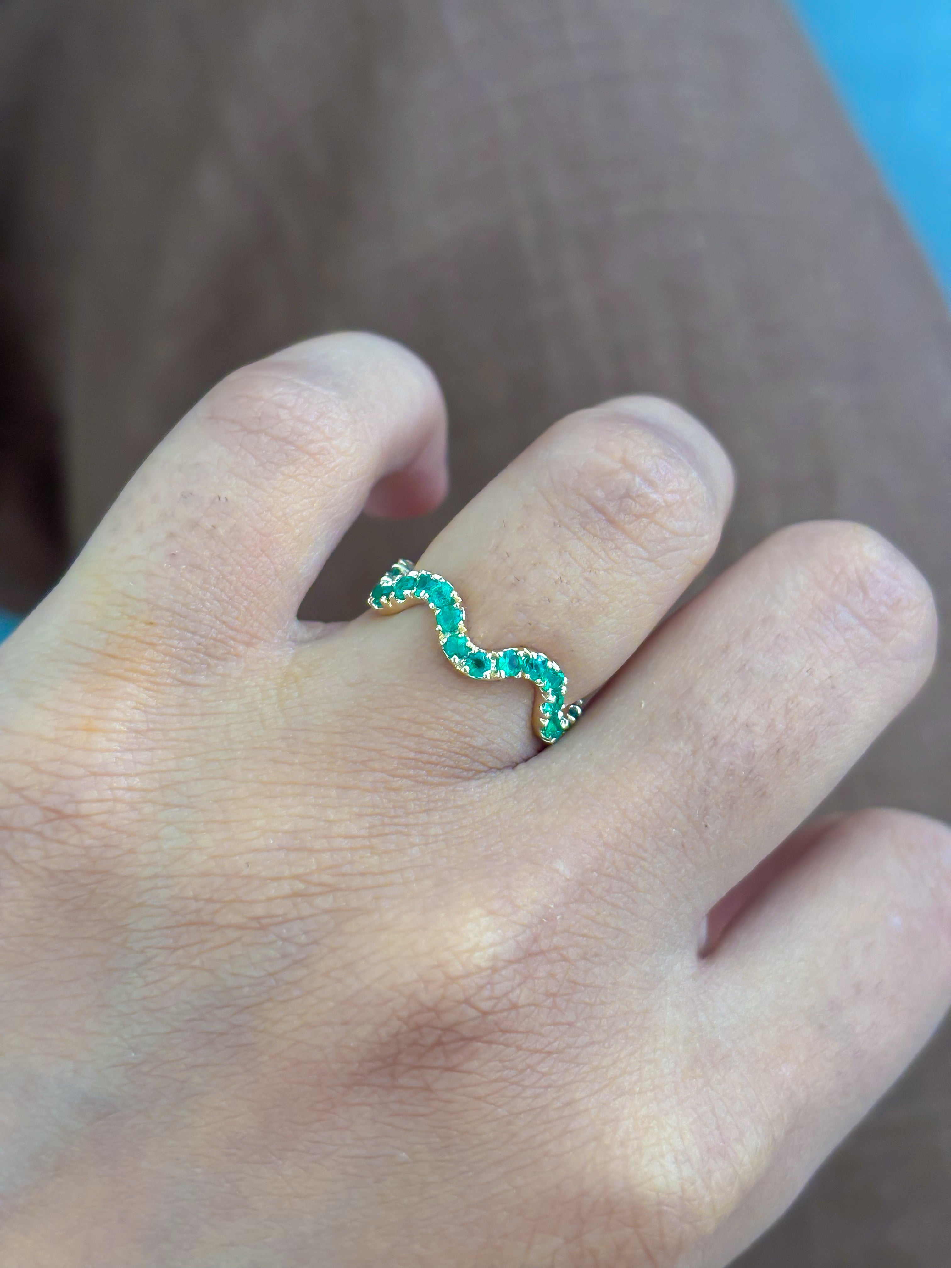 JPRG-4313/10608 Emerald Ring | 14K