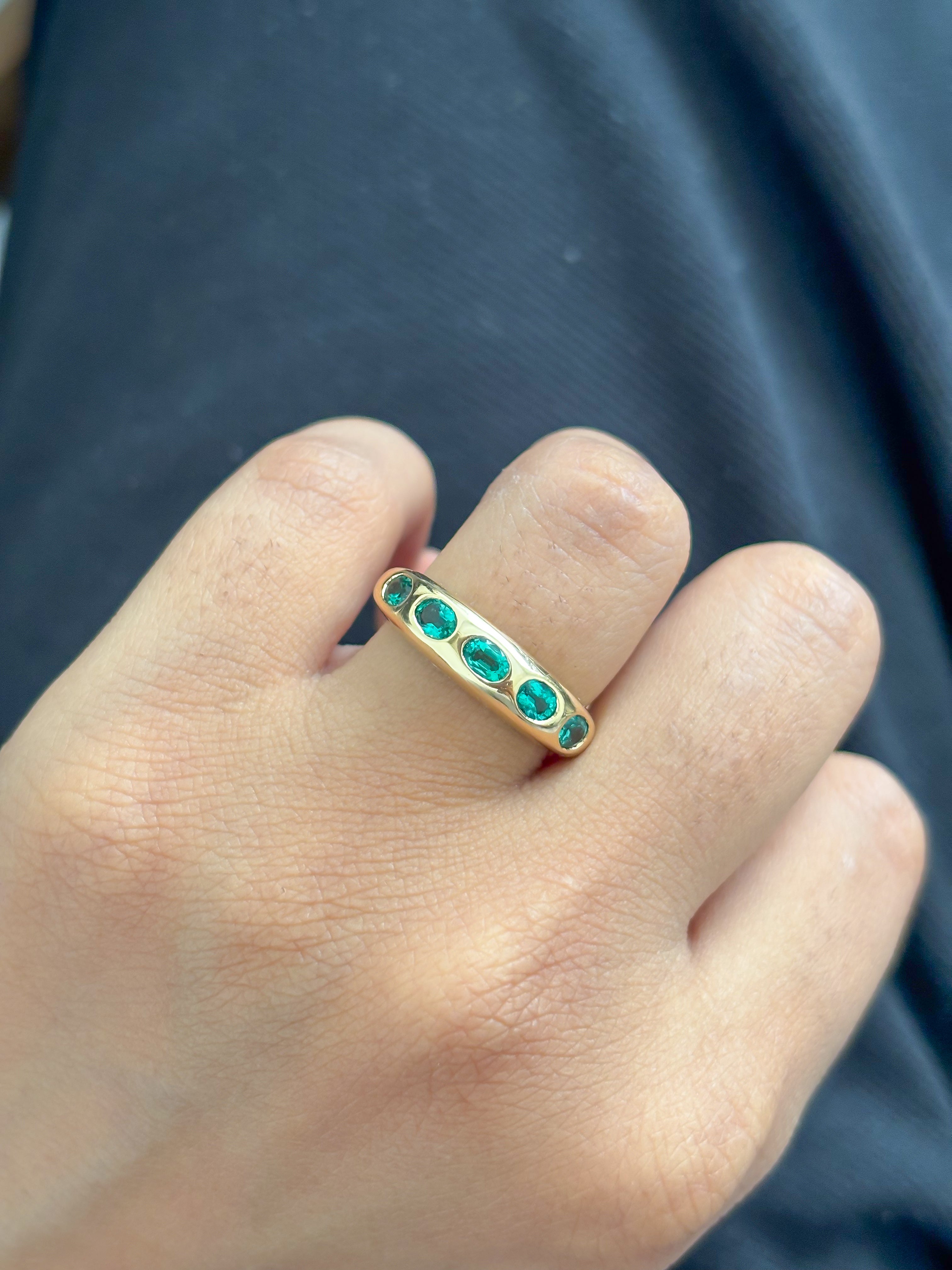 JPRG-4326/10704 Emerald Ring | 18K