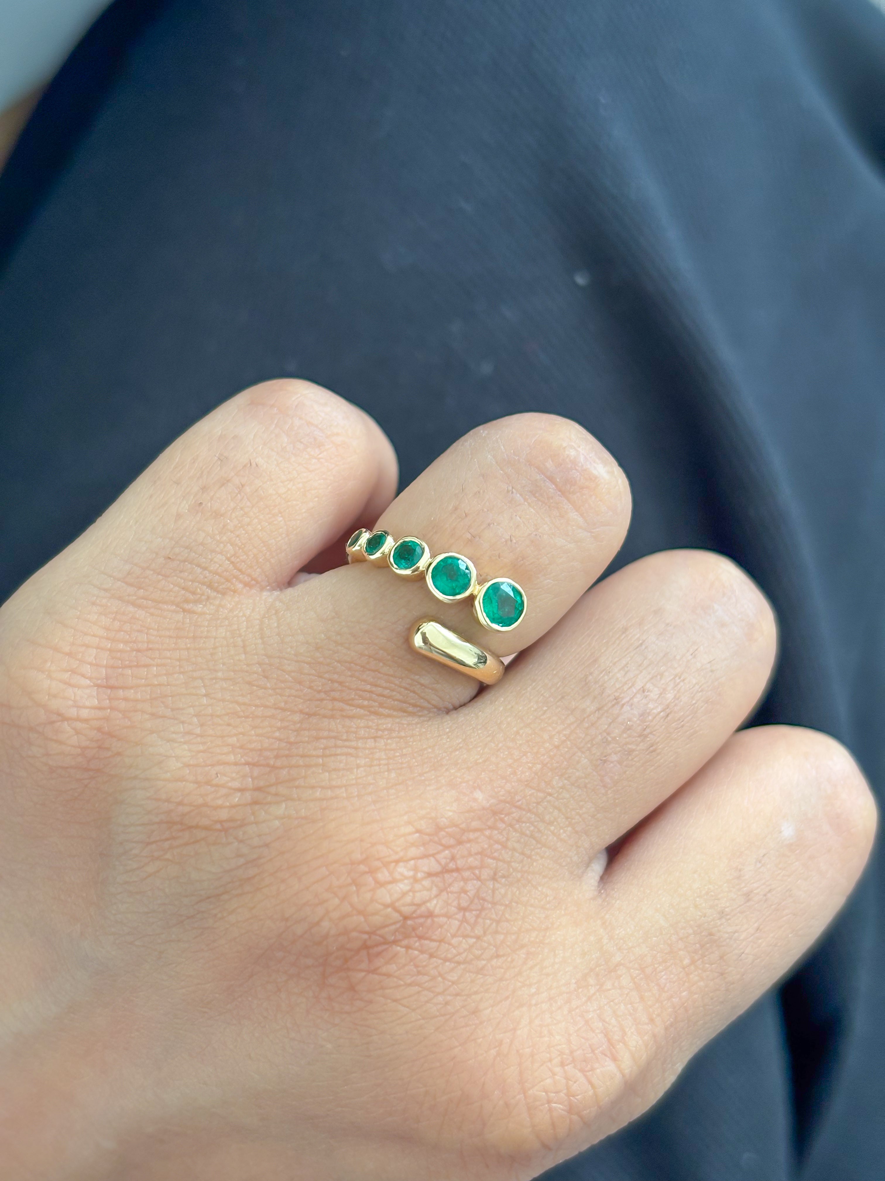 JPRG-4327/10705 Emerald Ring | 18K