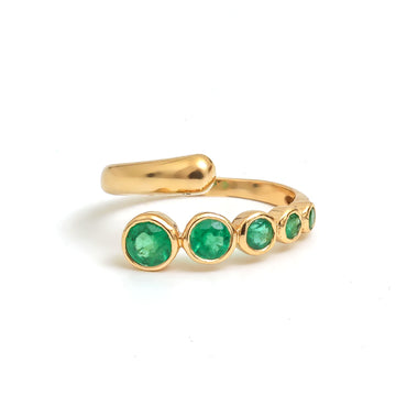 JPRG-4327/10705 Emerald Ring | 18K