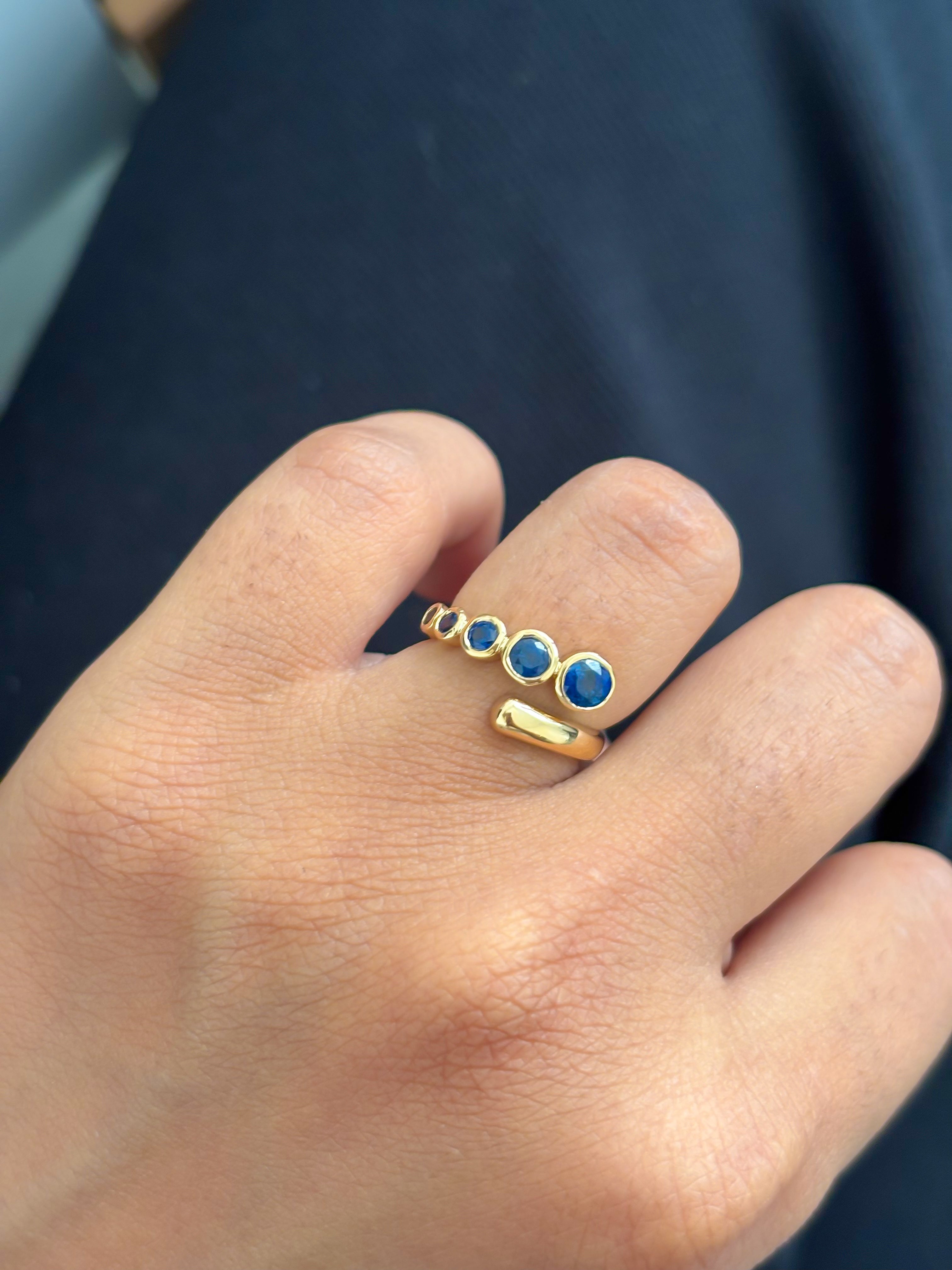 JPRG-4332/10710 Blue Sapphire Ring | 18K