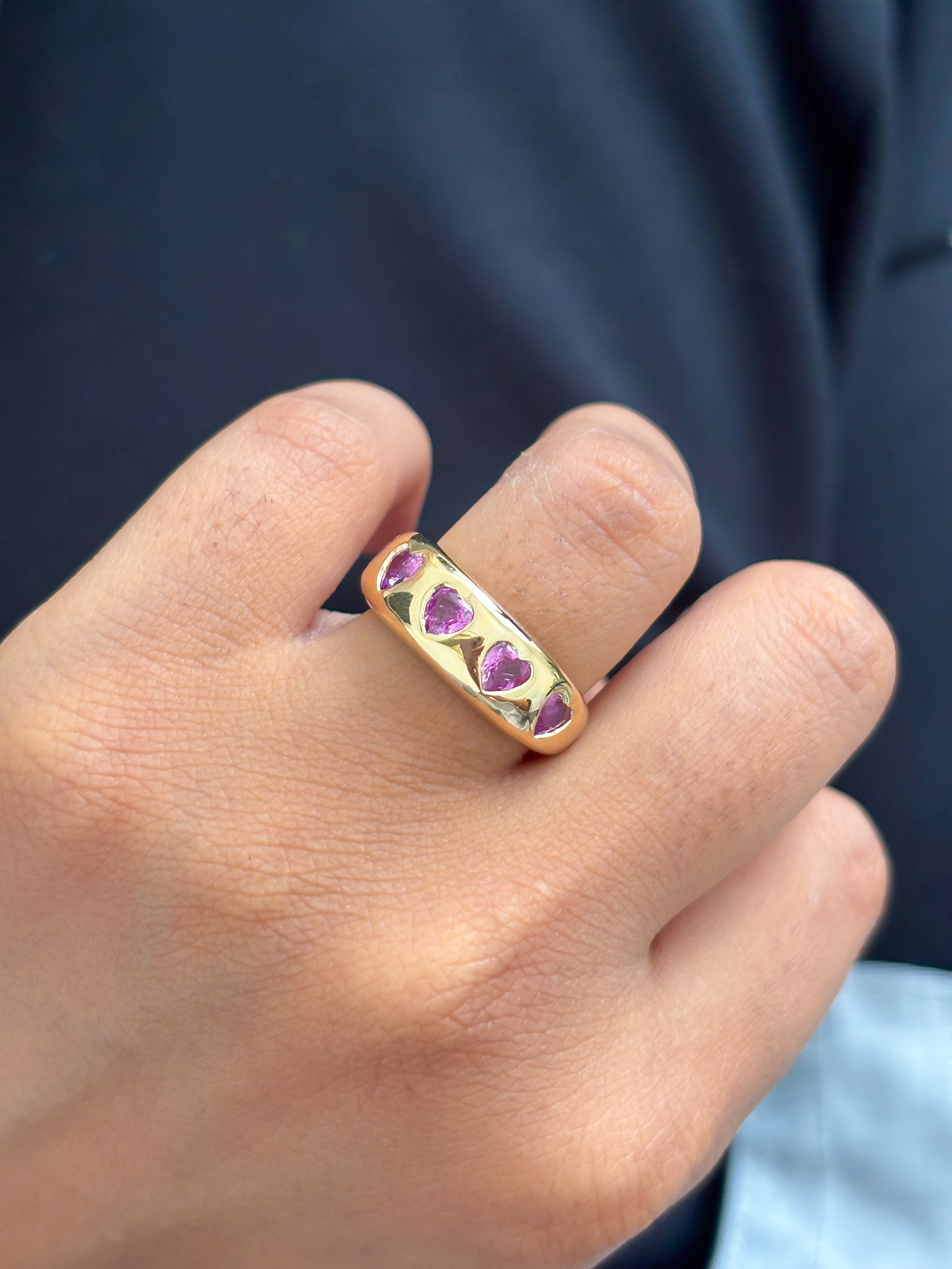 JPRG-4334/10712 Pink Sapphire Ring | 18K