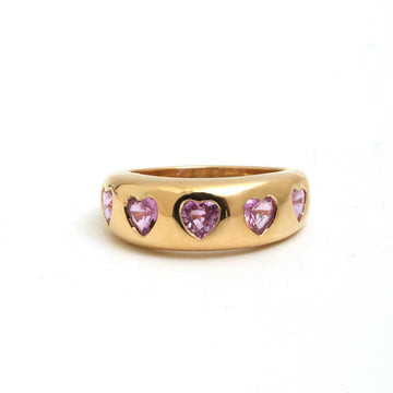 JPRG-4334/10712 Pink Sapphire Ring | 18K