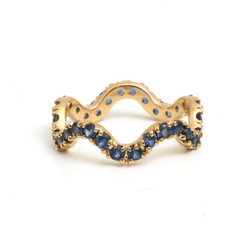 JPRG-4336/10714 Blue Sapphire Ring | 18K