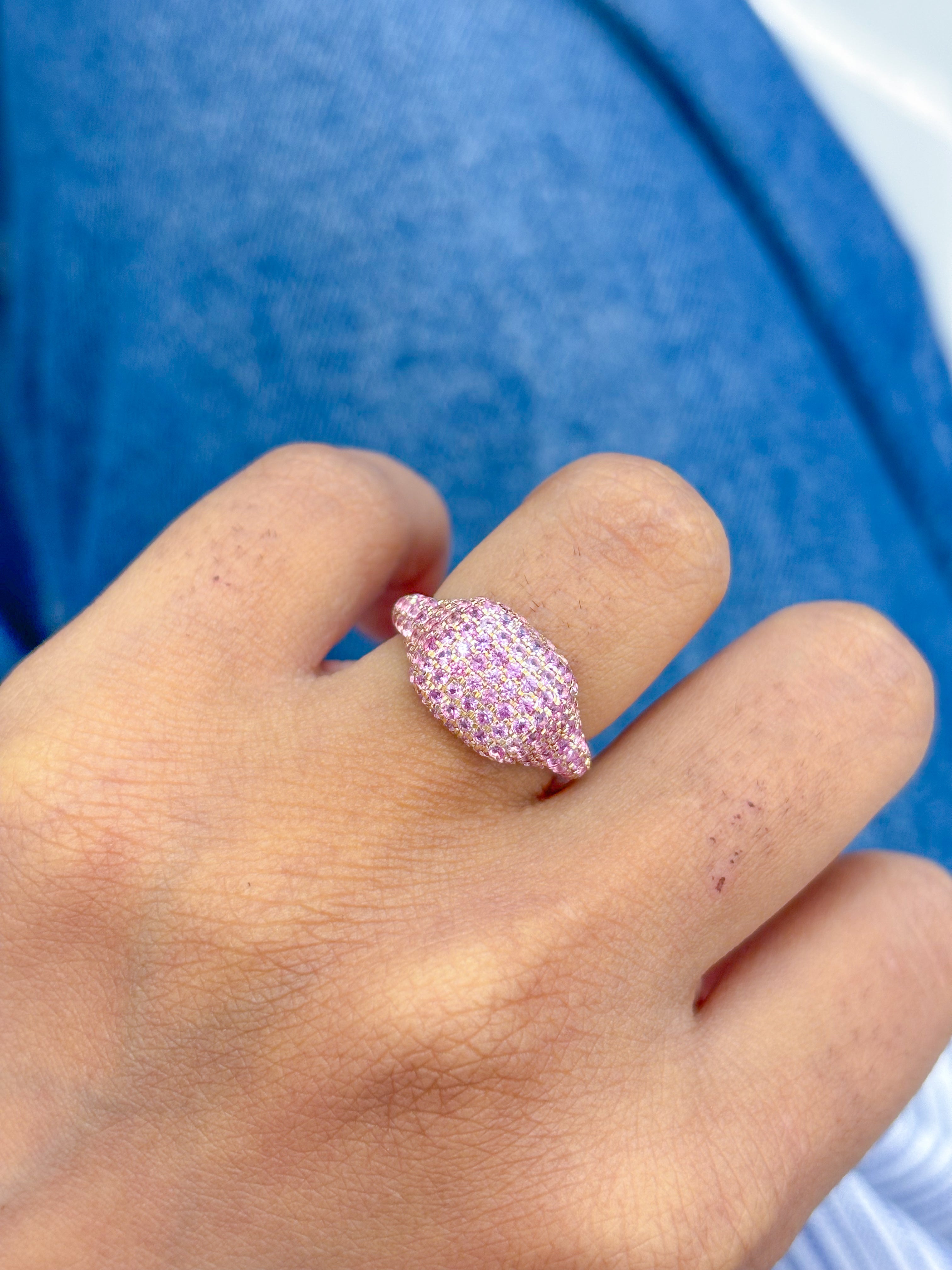 JPRG-4354/10752 Pink Sapphire Ring | 18K