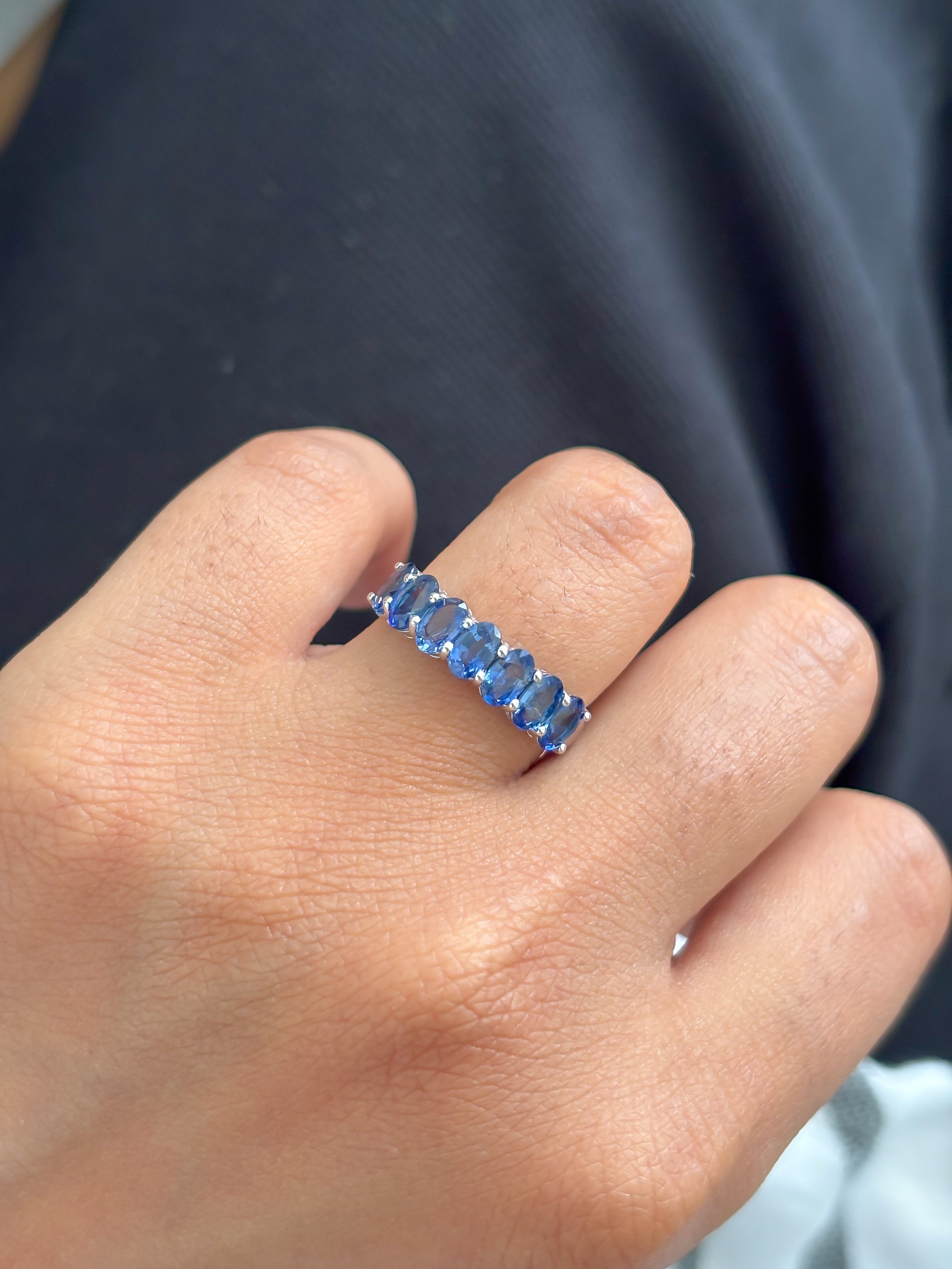 JPRG-4358/10764 Blue Sapphire Ring | 18K