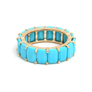 JPRG-4361/10770 Turquoise Ring | 14K